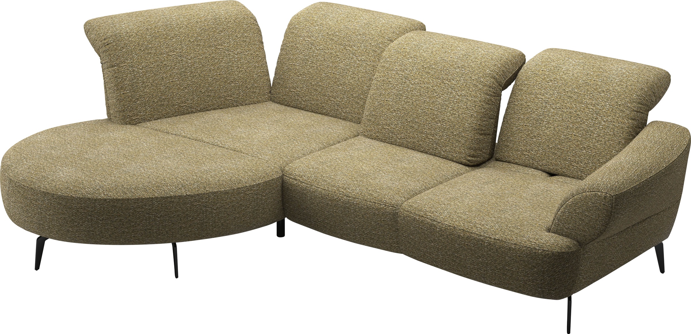 sit&more Ecksofa »Dance«, inkl.System Click&Seat und Sitztiefenverstellung