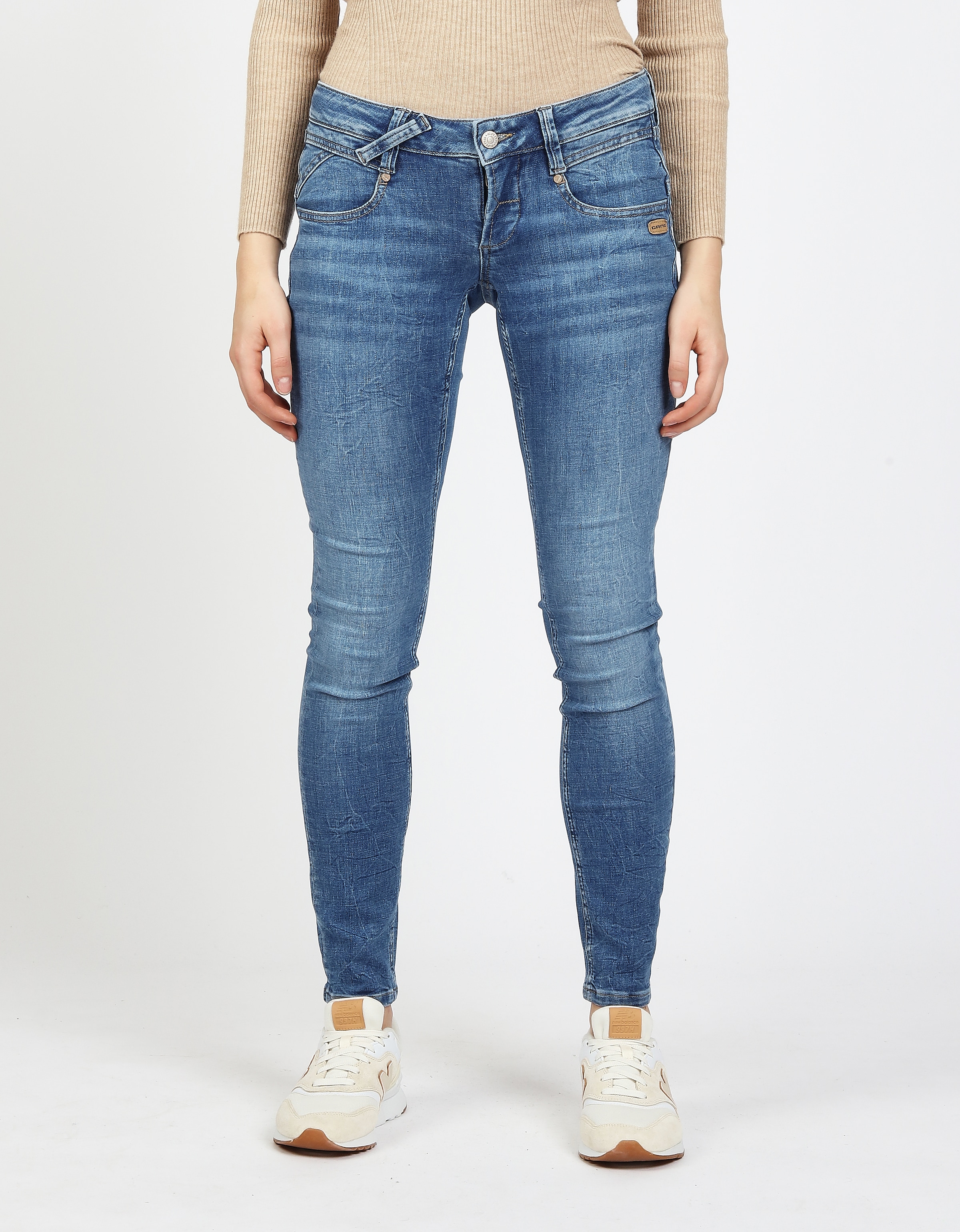 GANG Skinny-fit-Jeans "94NENA" mit modischer Waschung günstig online kaufen