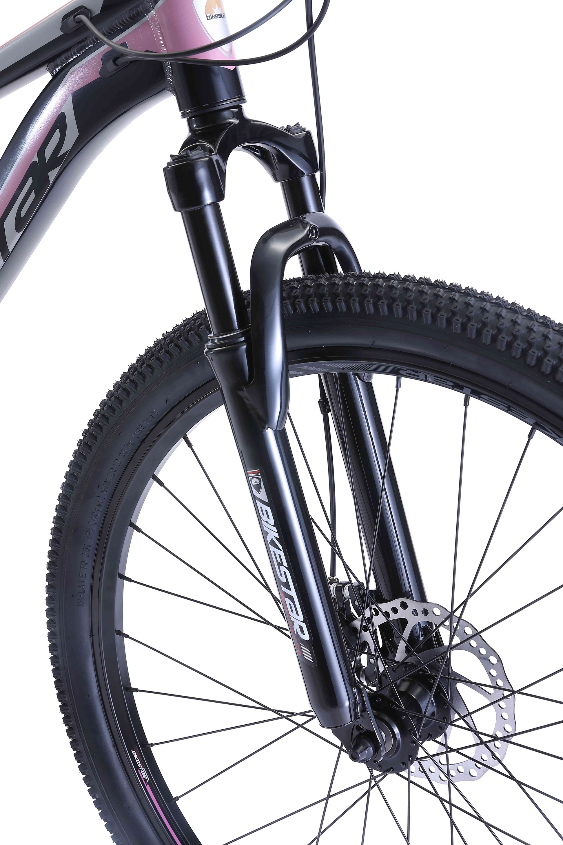 Bikestar Mountainbike, 21 Gang, Shimano, RD-TY300 Schaltwerk, Kettenschaltung, für Damen und Herren, Kettenschaltung