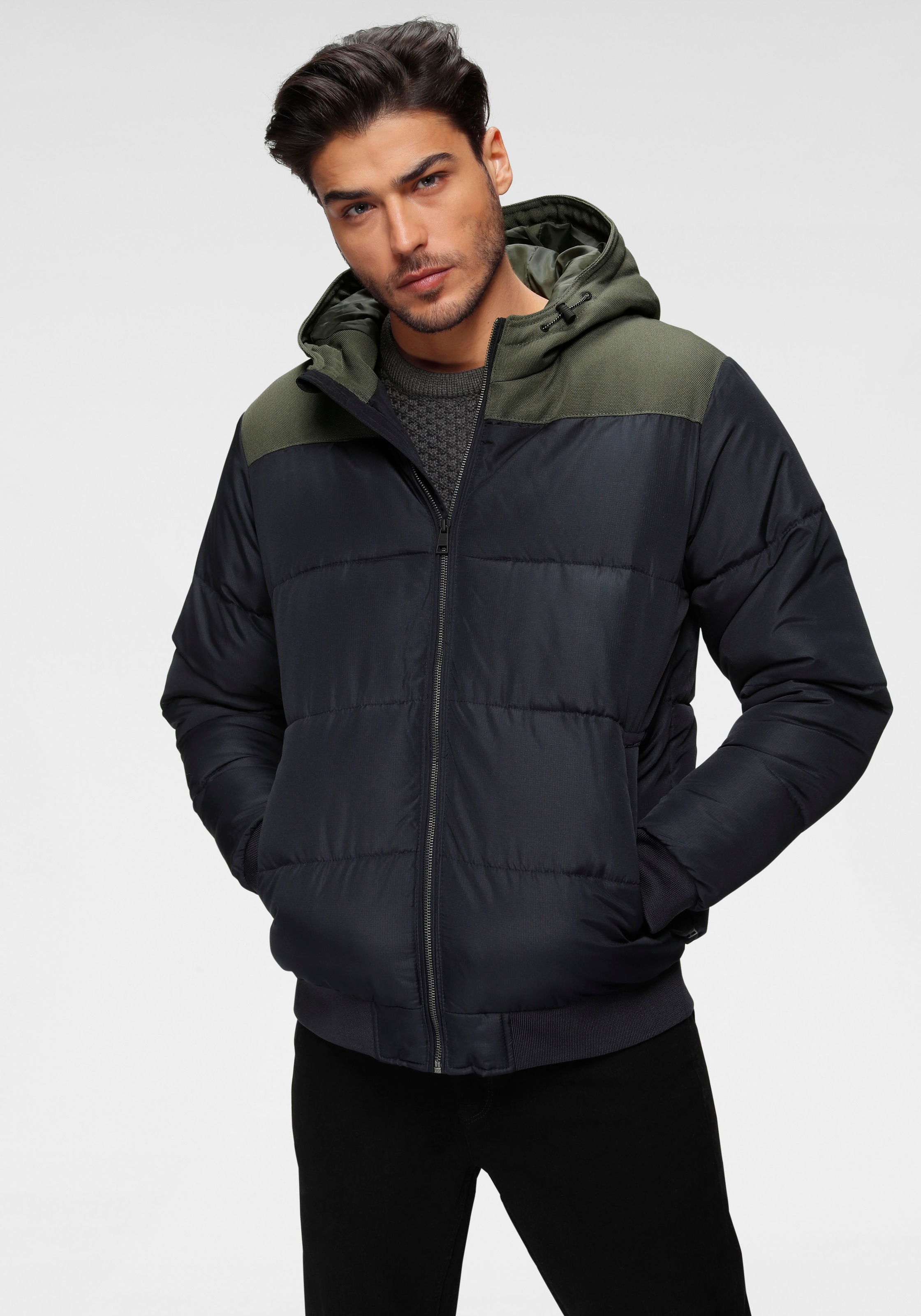 only and sons quilted jacket