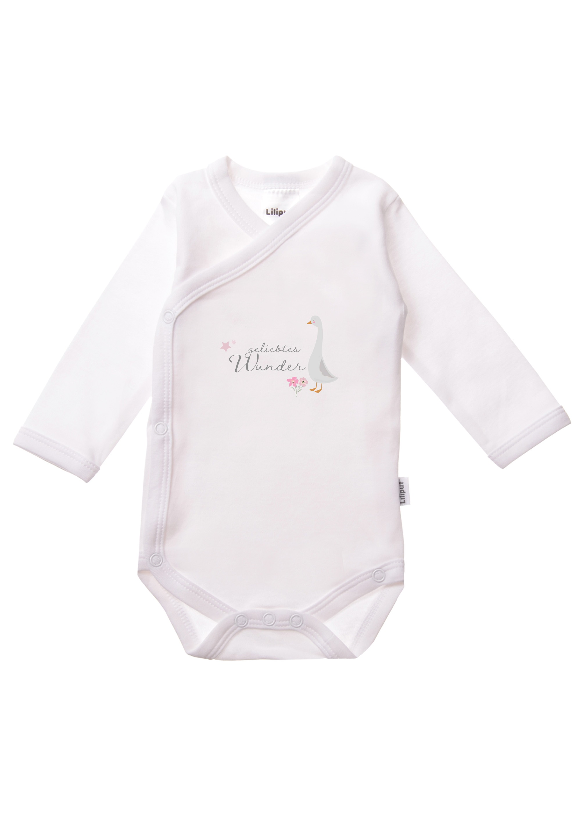 Liliput Wickelbody »Geliebtes Wunder«, mit niedlichem Print im 2er-Pack