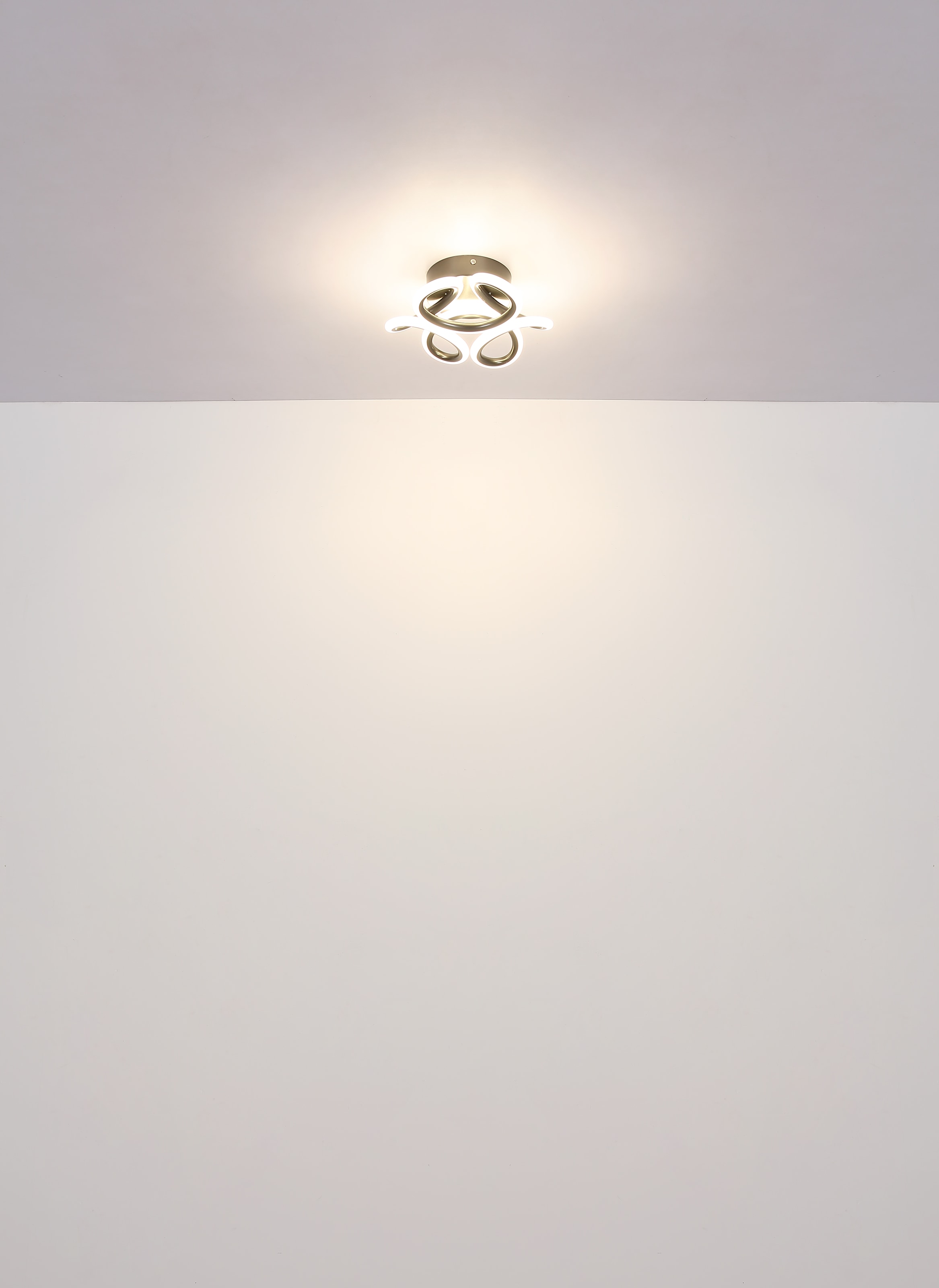 GLOBO LIGHTING LED Deckenleuchte »MELISAND«, Leuchtmittel LED-Modul | LED fest integriert, Deckenleuchte/silberfarben/ø: 260mm/CCT 2700/4000/6000K