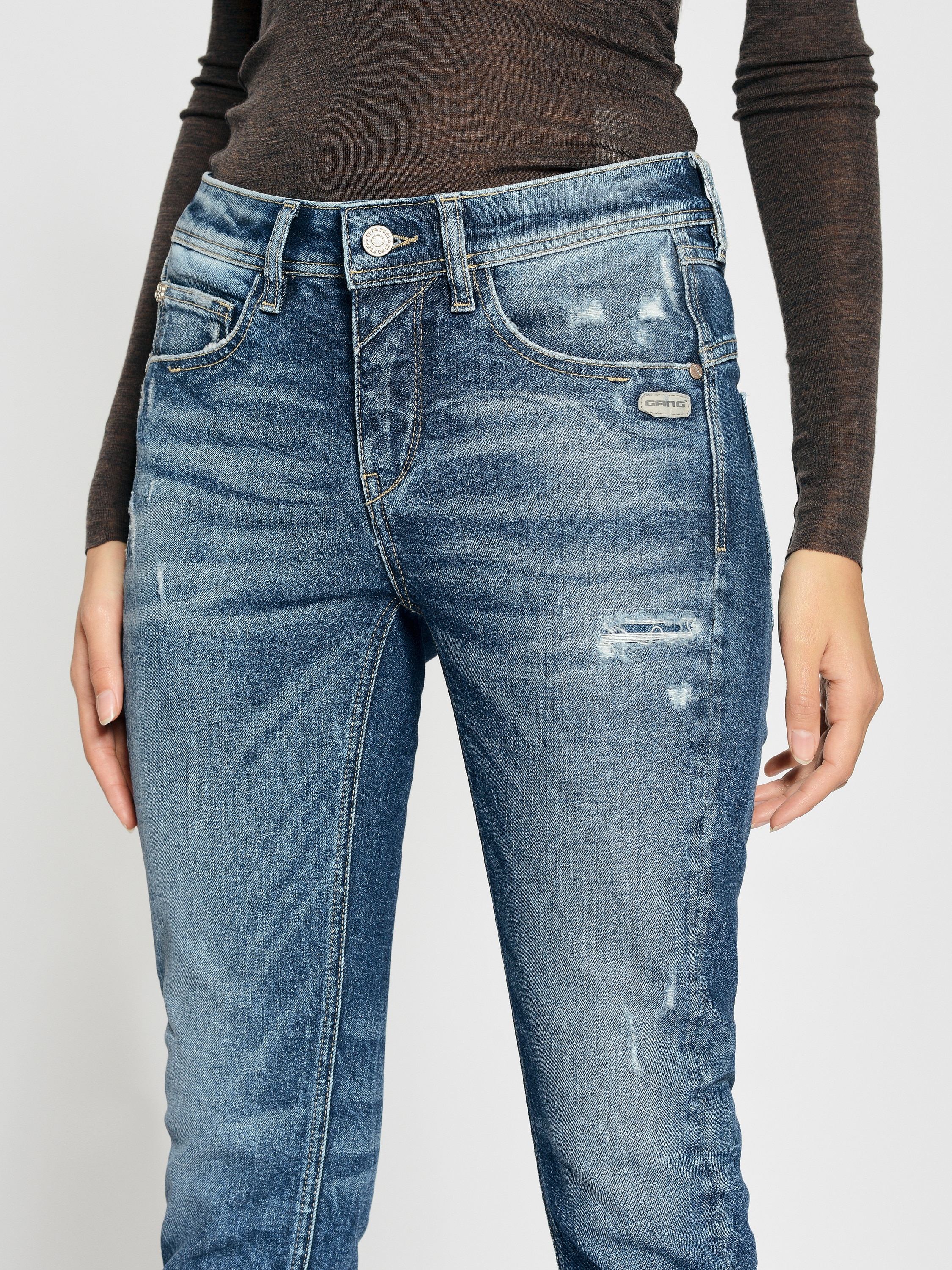 GANG Relax-fit-Jeans »GANG Jeans Relaxed Fit 94AMELIE CROPPED«