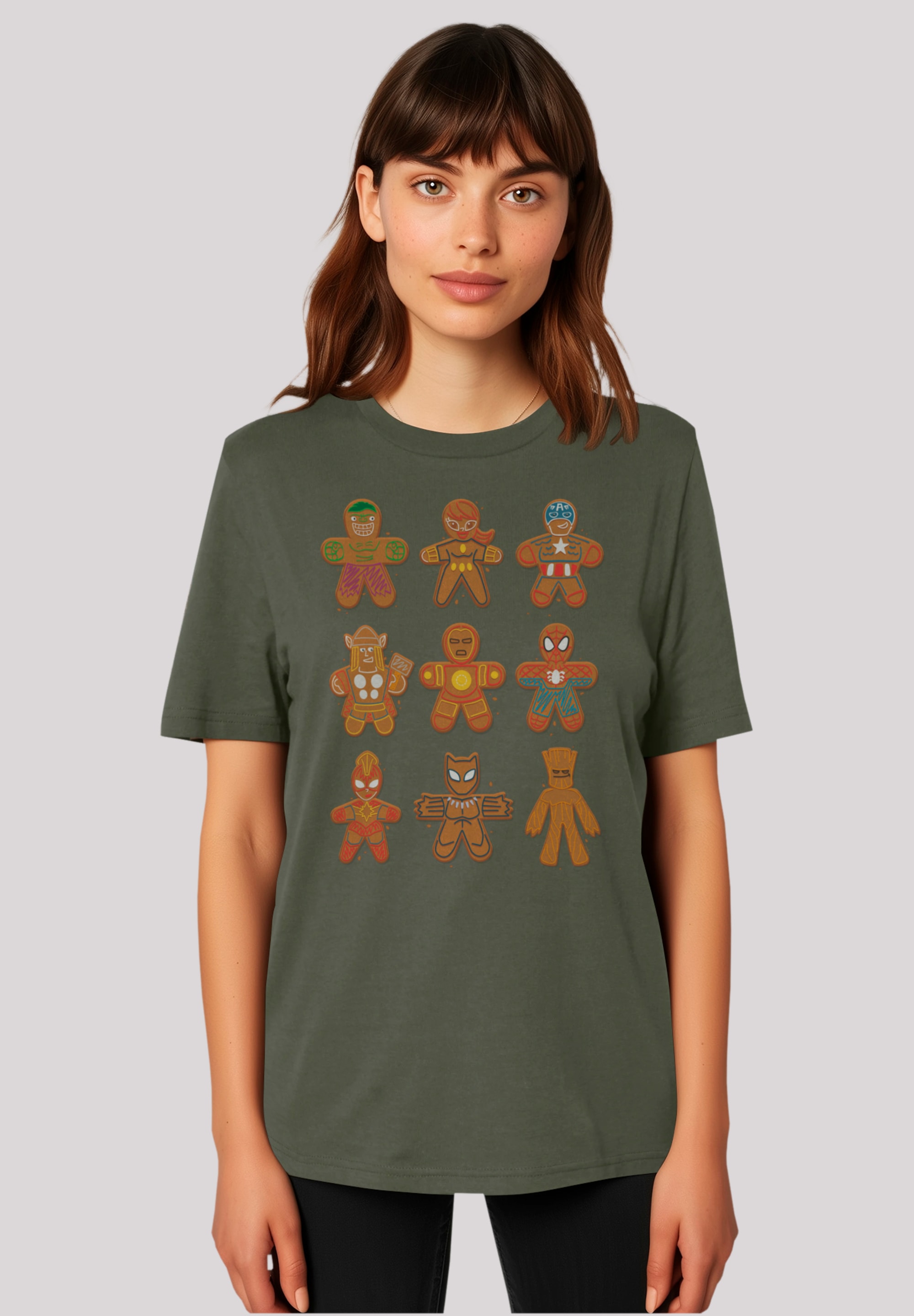 F4NT4STIC T-Shirt "Marvel Universe Christmas Gingerbread Avengers", Premium günstig online kaufen