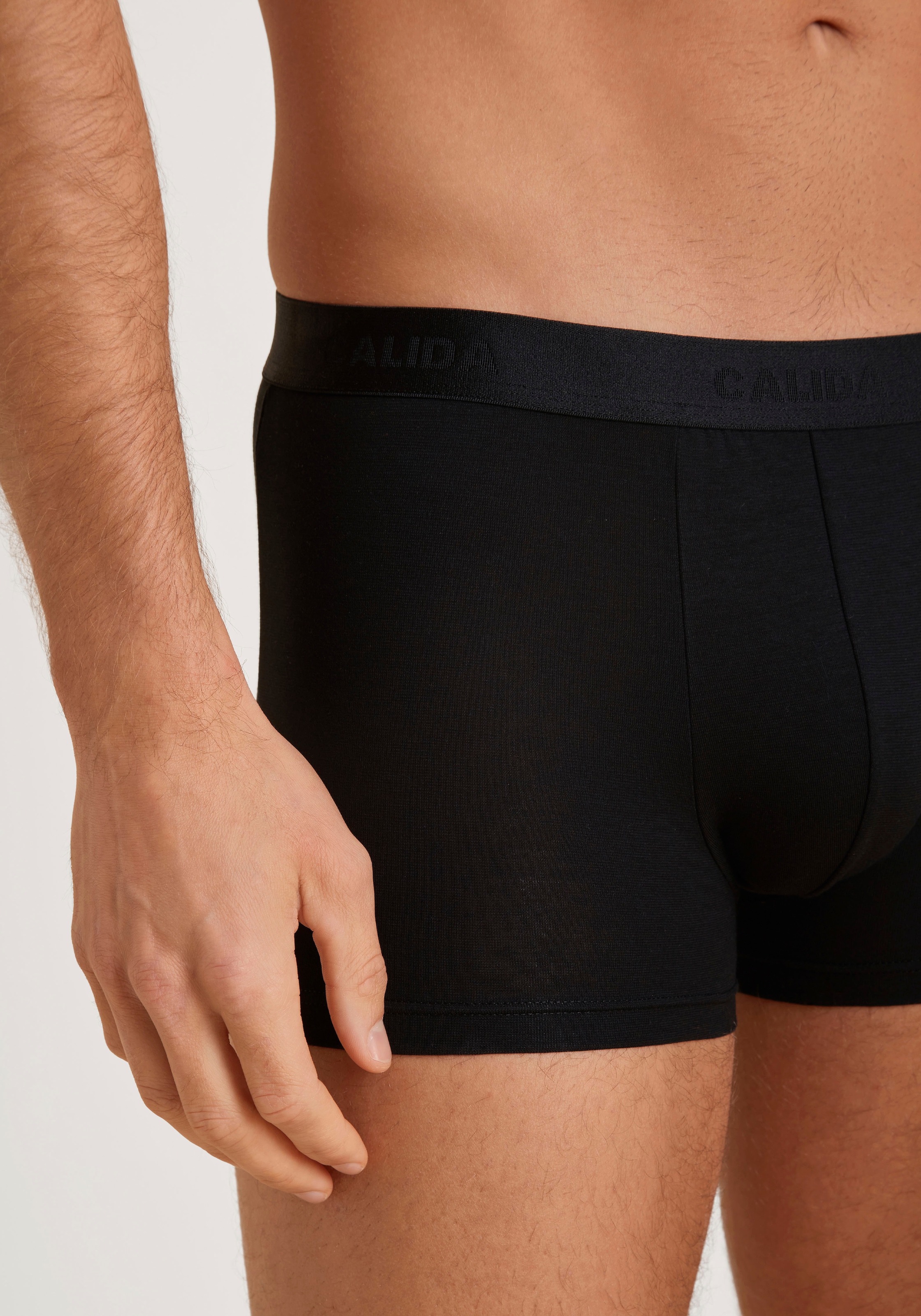 CALIDA Boxershorts »Evolution«, mit Logoschriftzug und Softbund