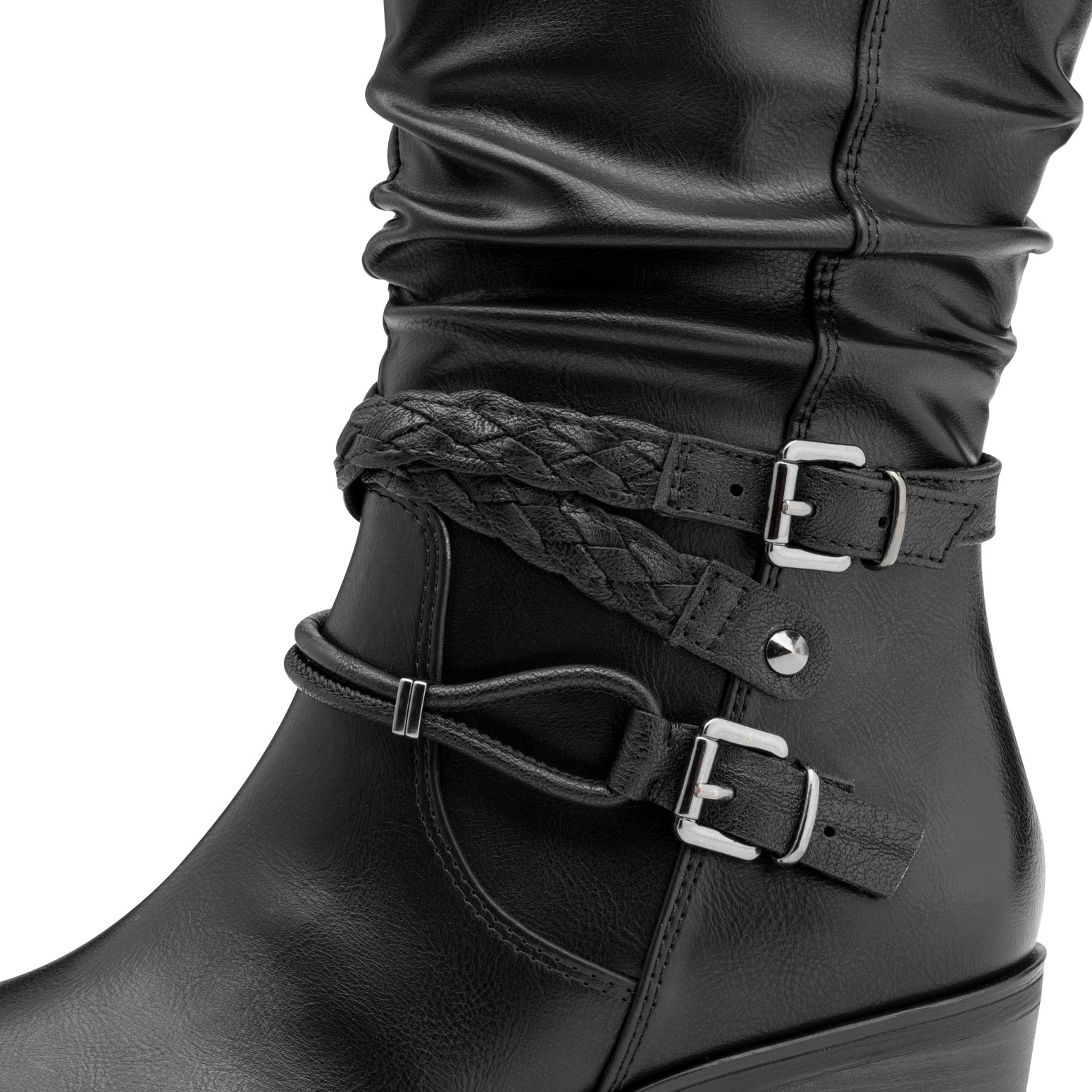 MARCO TOZZI Cowboy Stiefelette, Blockabsatz, Kurzstiefel, Westernstiefelett günstig online kaufen