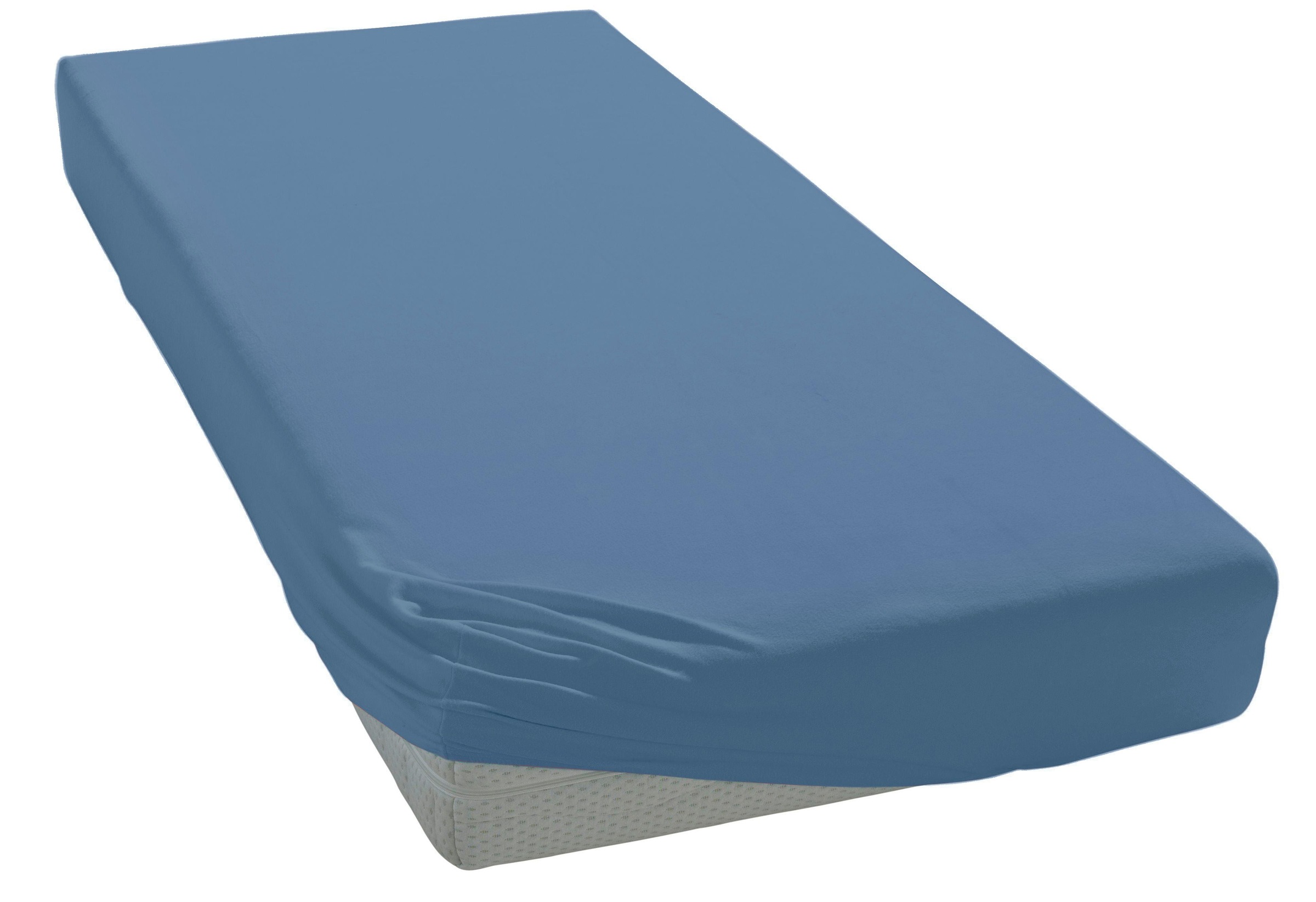 Elegante Spannbettlaken "Mako-Jersey" in hochwertiger Qualität mit Elasthan-Anteil