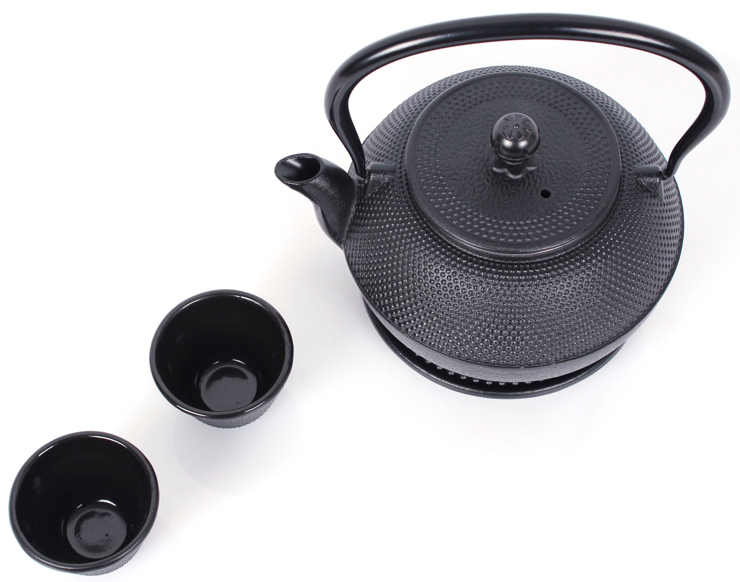 ECHTWERK Teeservice, (Set, 4 tlg.), Gusseisen, im Vintage-Design, 1,1 Liter, mit abnehmbarem Sieb