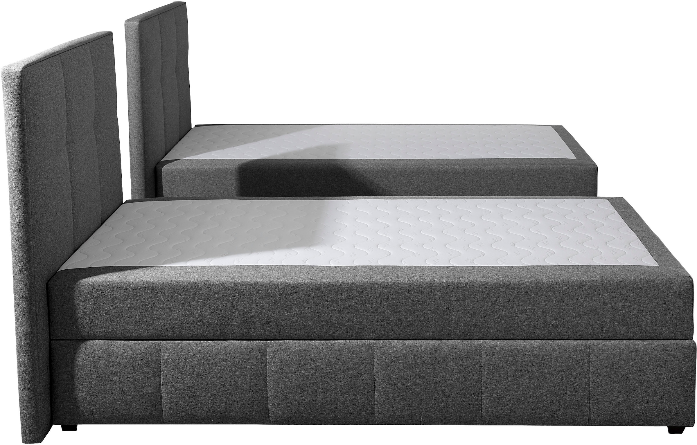 Home affaire Boxbett »Niemes inkl. Bettkasten und Topper, auch in Überlänge erhältlich« Boxbett mit Bettkasten, inkl. Topper