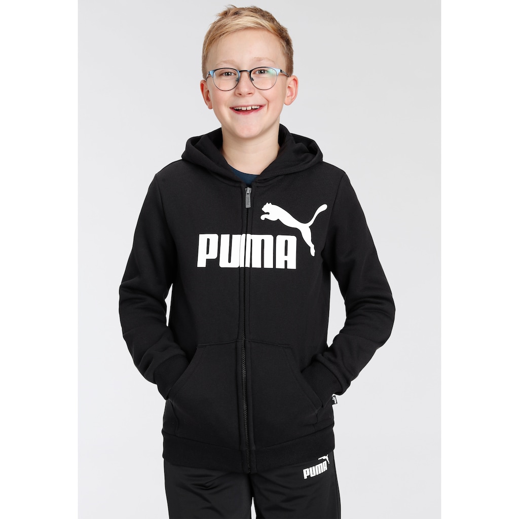 PUMA Kapuzensweatshirt »ESS BIG LOGO FZ HOODIE FL B«