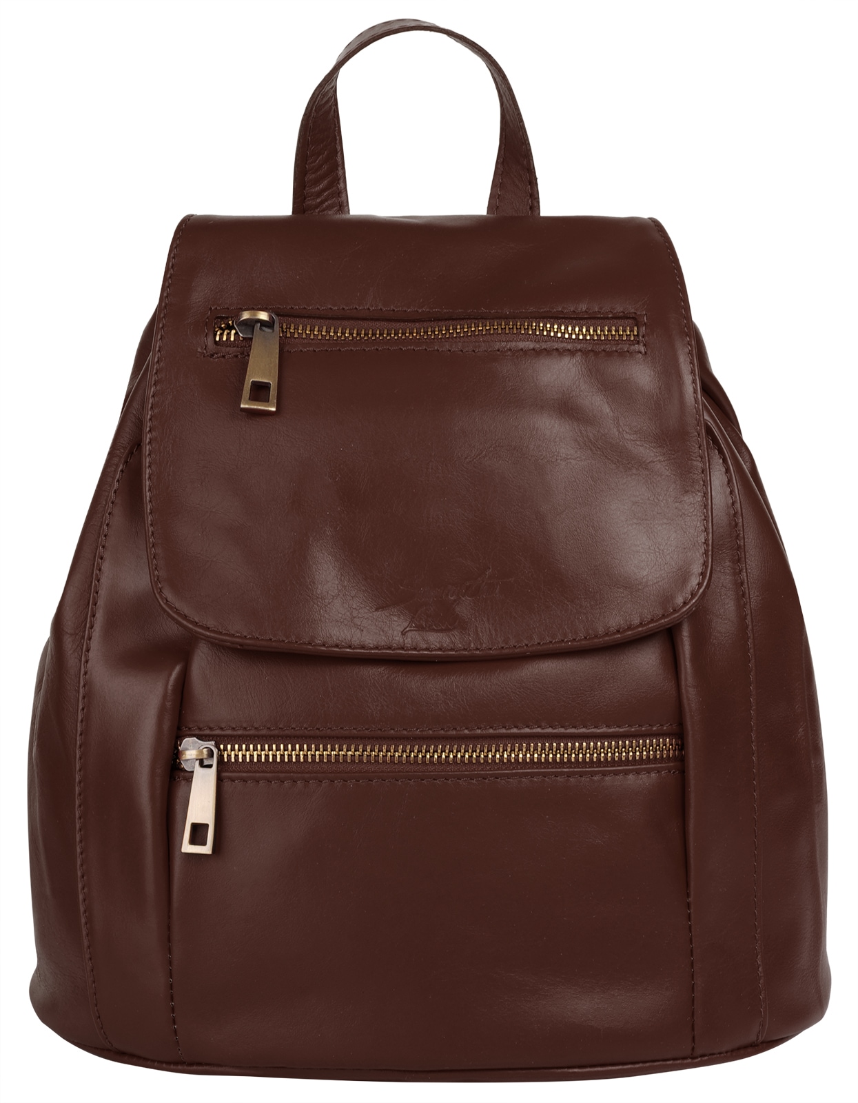 Samantha Look Cityrucksack, echt Leder, Made in Italy