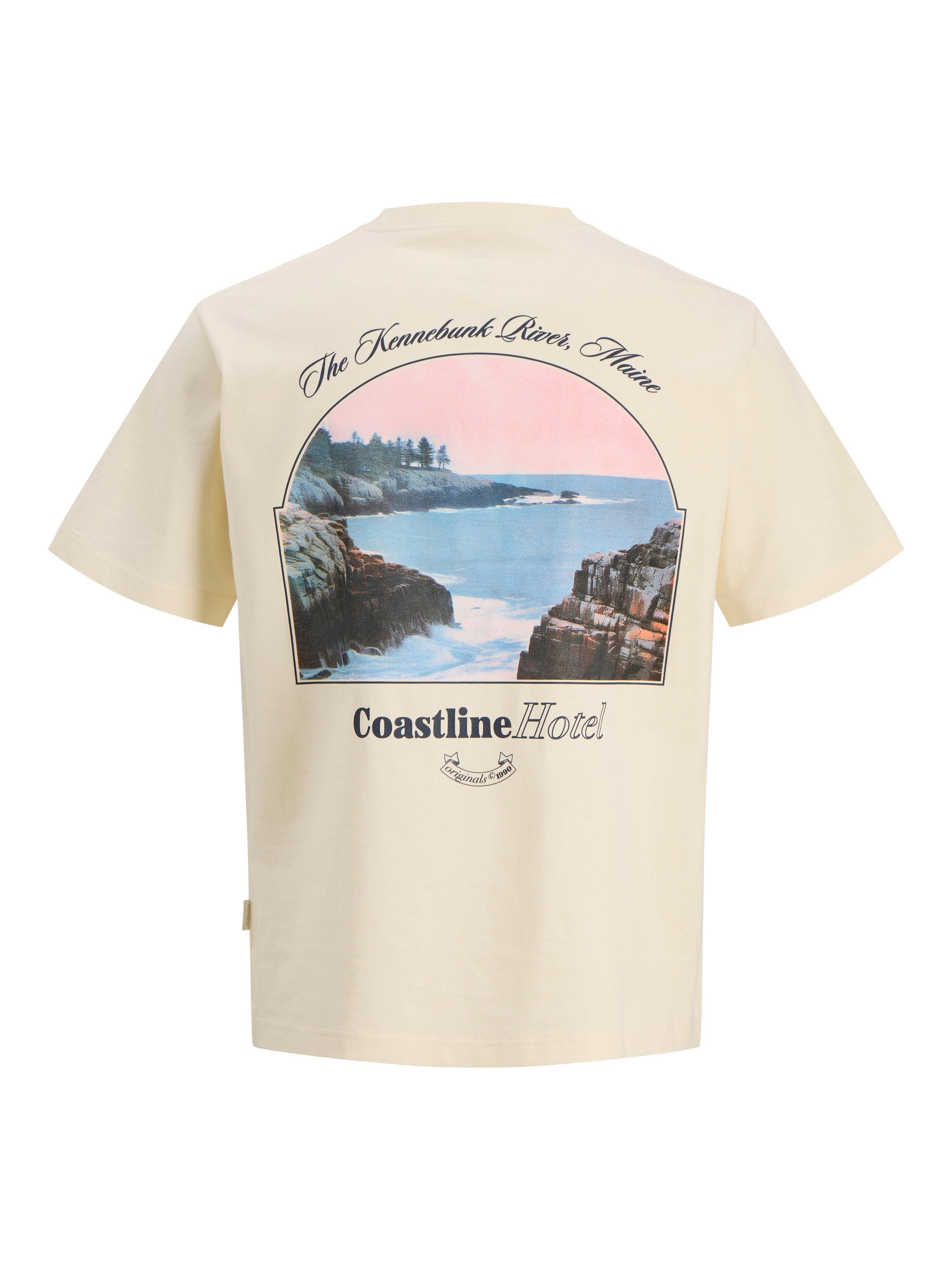 Jack & Jones T-Shirt »JORMONTAUK PHOTO BACK TEE SS CN«