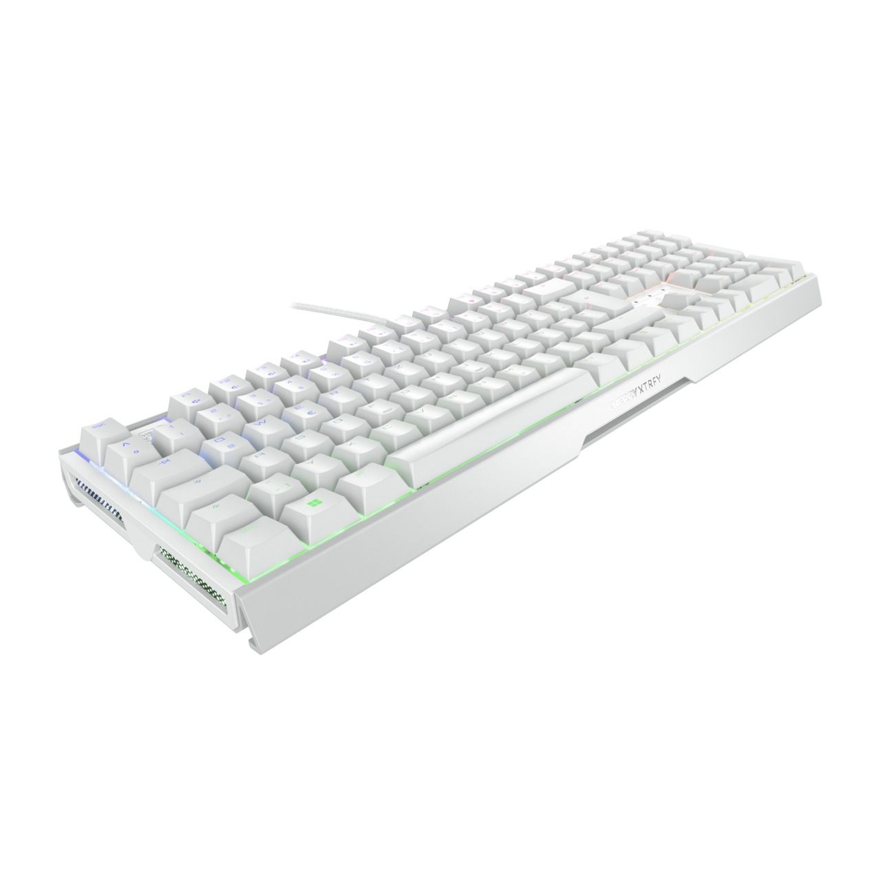 Cherry Xtrfy Gaming-Tastatur »MX 3.1 RGB WHITE / DE«, (ergonomische Form), Konfigurierbare Beleuchtung