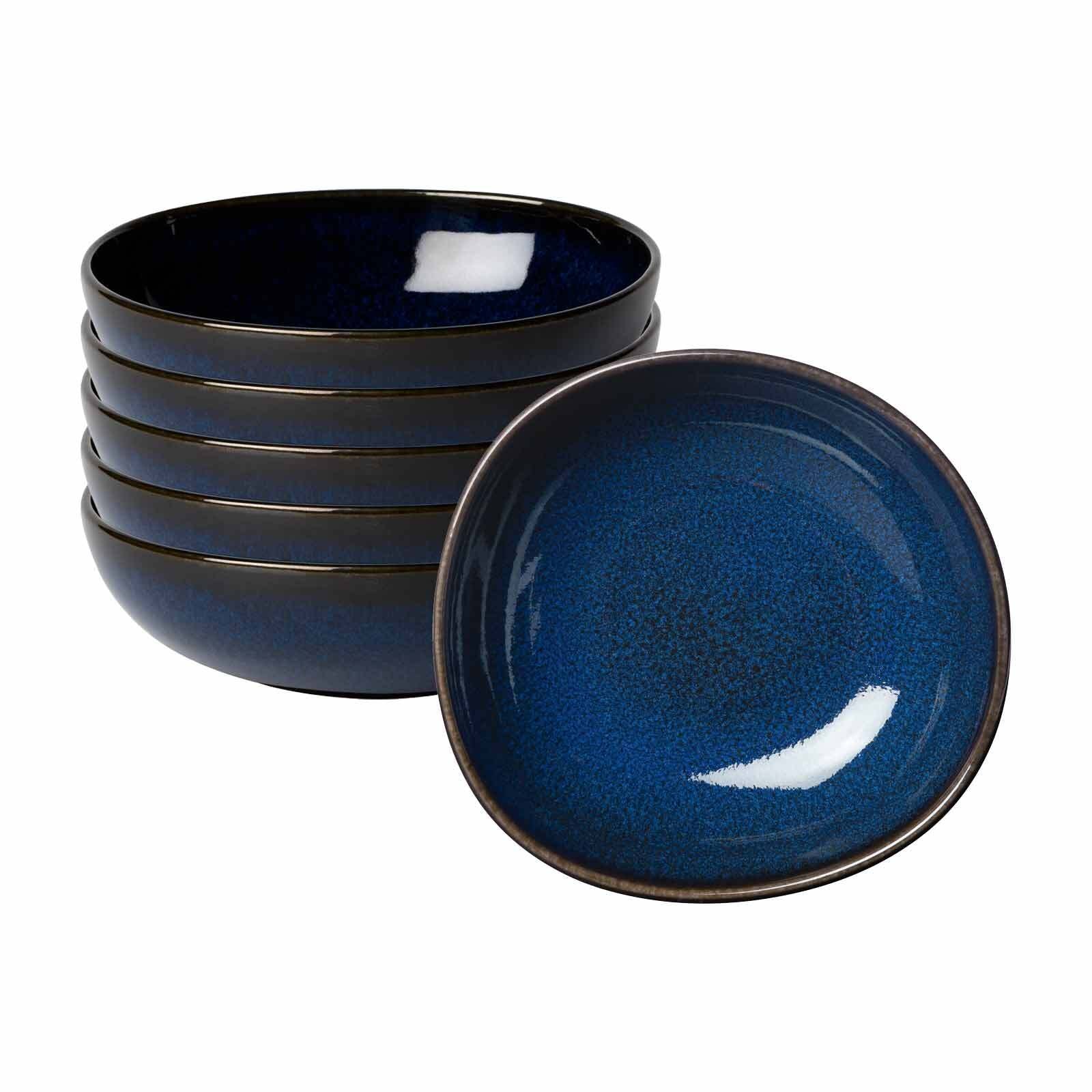 Schale "Bols Lave 600 ml 6er Set", blau, LIKE. BY VILLEROY & BOCH, Schüsseln