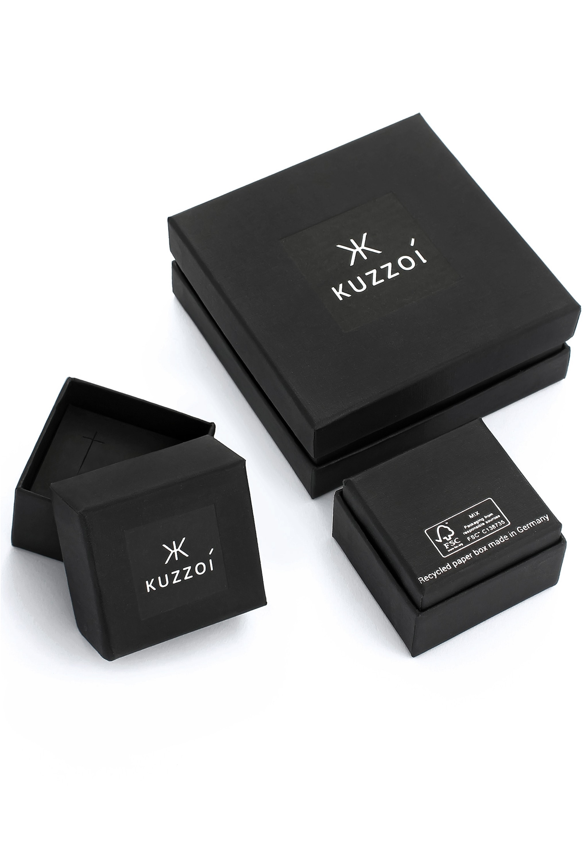 Kuzzoi Armreif »Armband Armreif Twist Look 925 Sterling Silber«