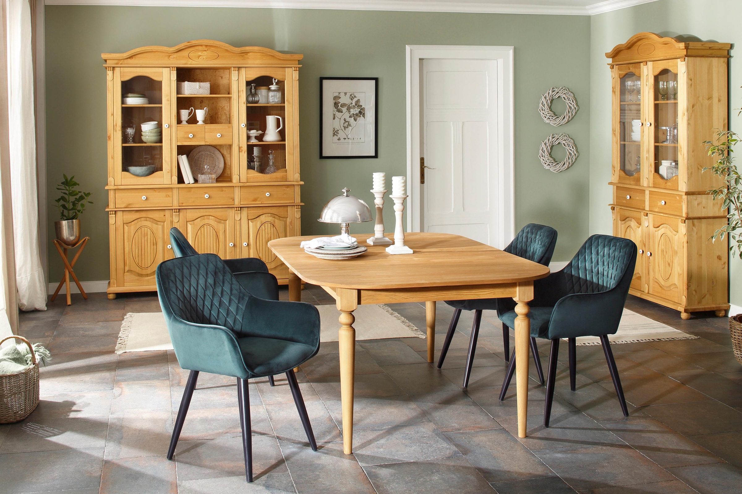 Thumbnail - Home affaire Aufsatzschrank "Bavaria" Breite 165 cm, aus massiver Kiefer, FSC