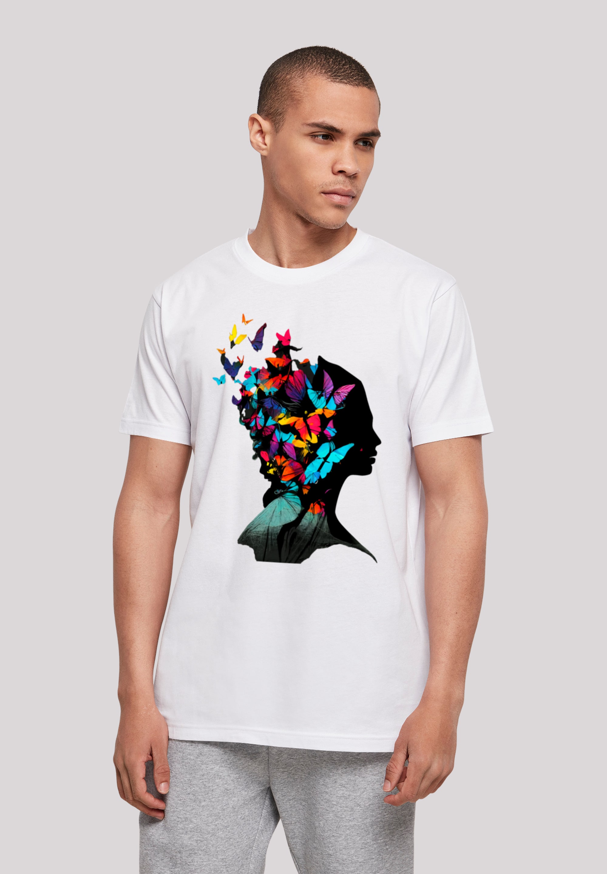 T-Shirt »Schmetterling Silhouette TEE UNISEX«, Print