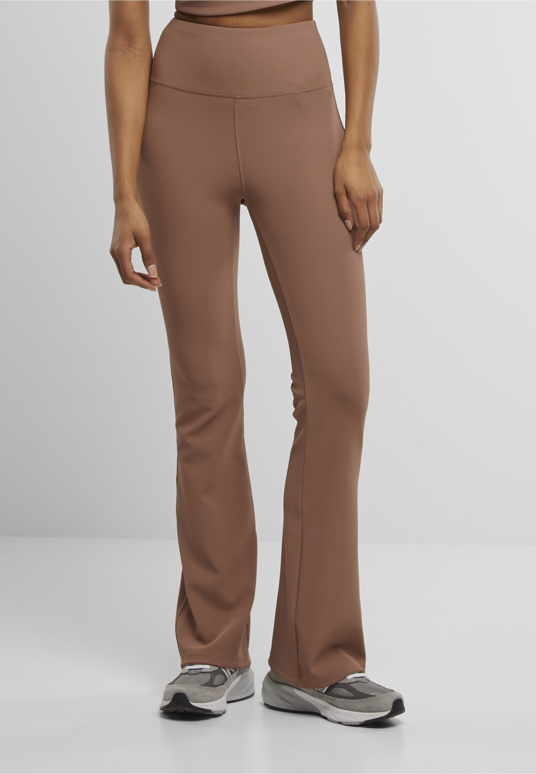 URBAN CLASSICS Leggings »Urban Classics Ladies Flared Leggings Rib«