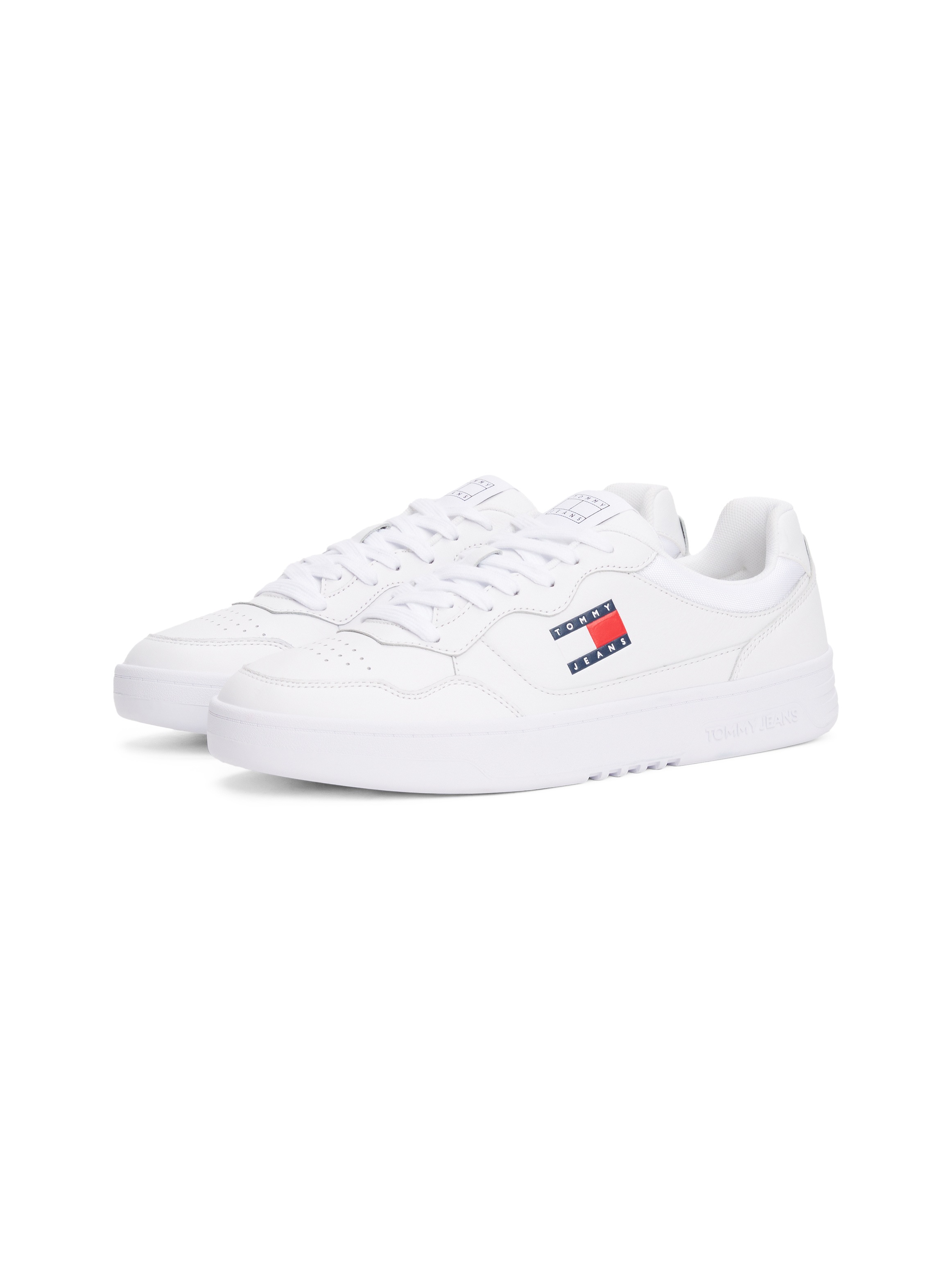 Tommy Jeans Sneaker »(NEW) TJM CUPSOLE LEATHER ESS«, Freizeitschuh, Halbschuh, Schnürschuh im Basket-Look
