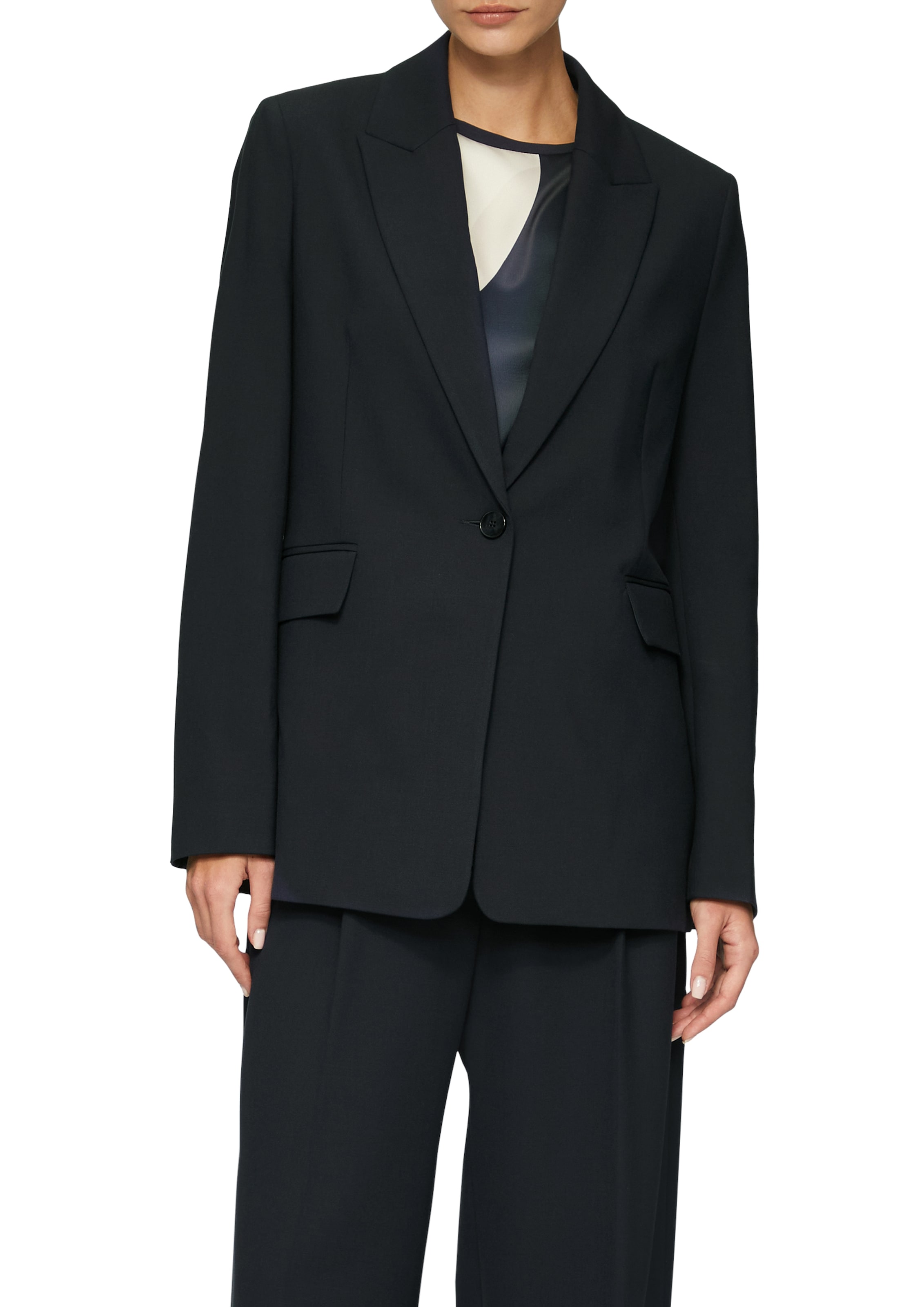 s.Oliver BLACK LABEL Longblazer, im eleganten Look