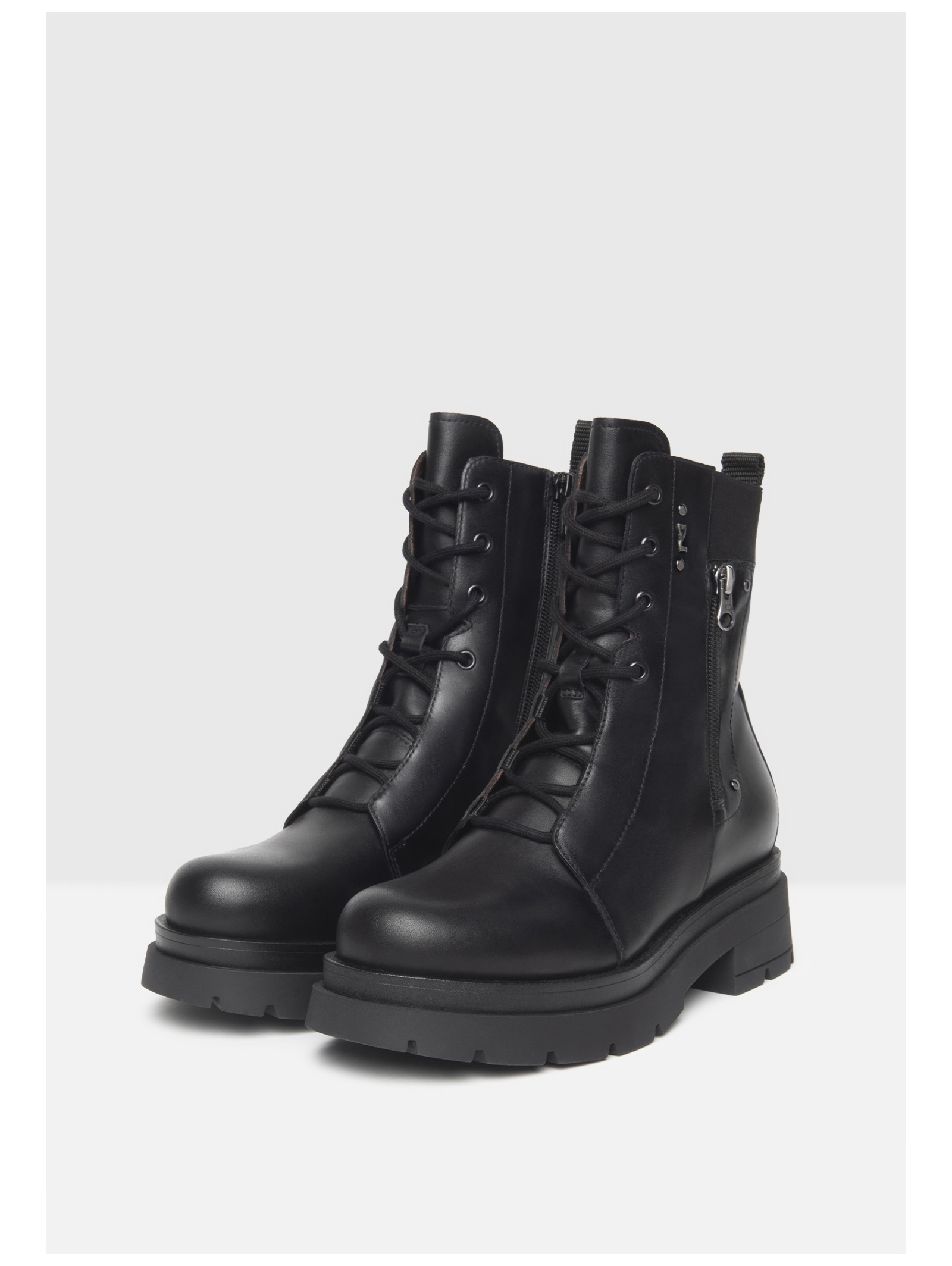 Nero Giardini Schnürstiefelette »Nero Giardini Stiefelette Leder/Textil«