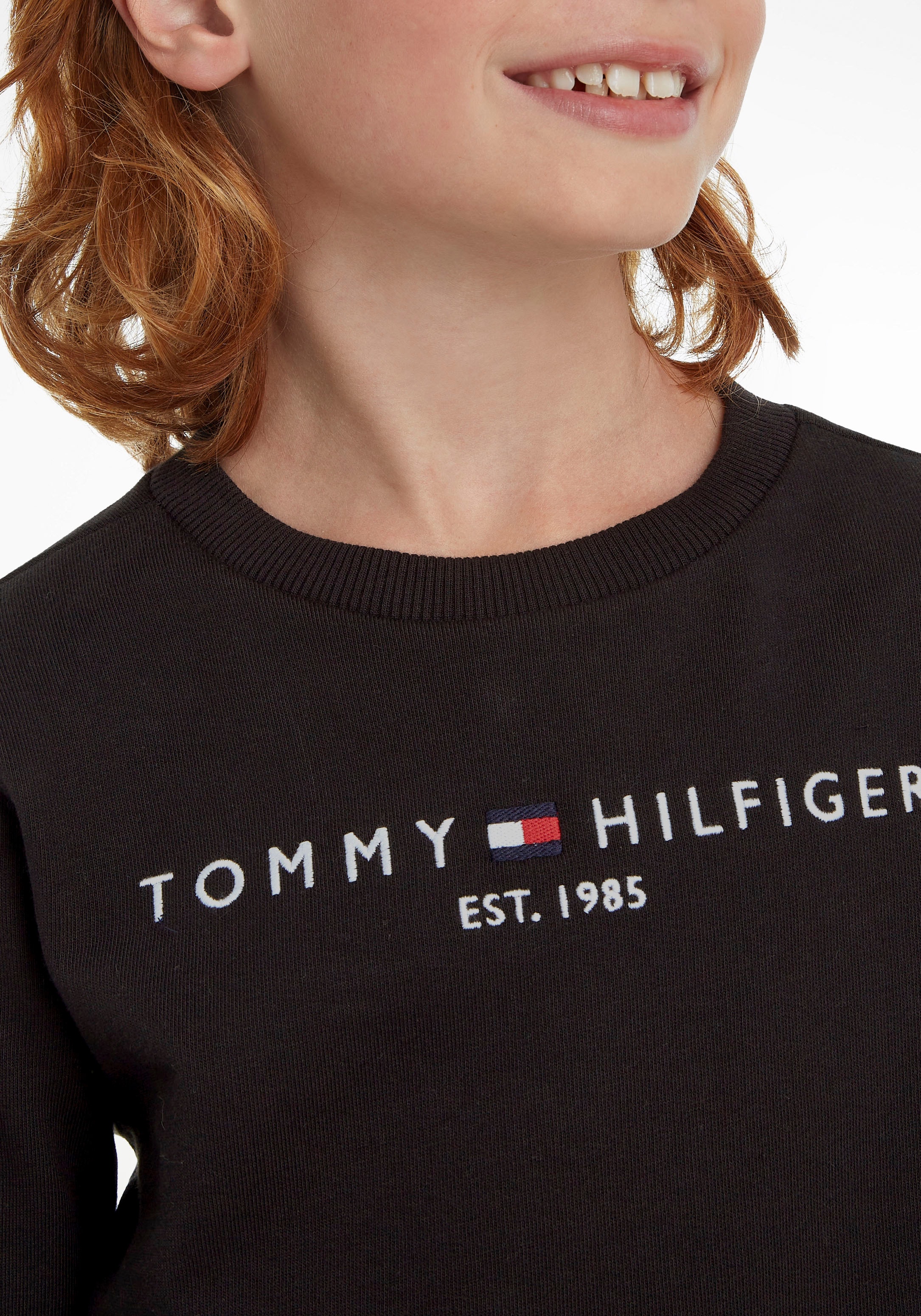 Tommy Hilfiger Sweatshirt »ESSENTIAL SWEATSHIRT«, für Jungen und Mädchen  online bestellen | BAUR | Sweatshirts