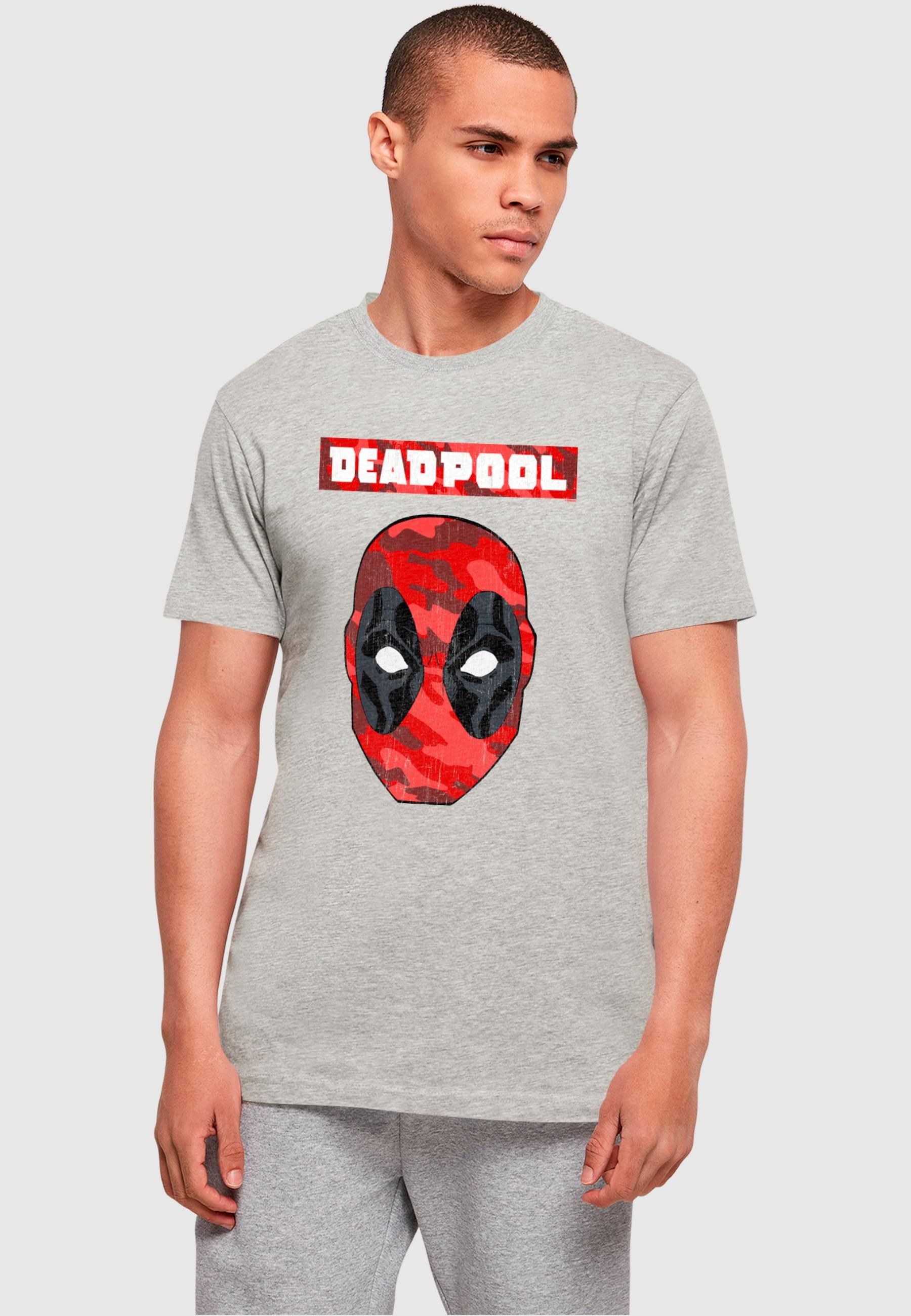 ABSOLUTE CULT T-Shirt "ABSOLUTE CULT Herren Deadpool - Camo Head T-Shirt" 1 günstig online kaufen