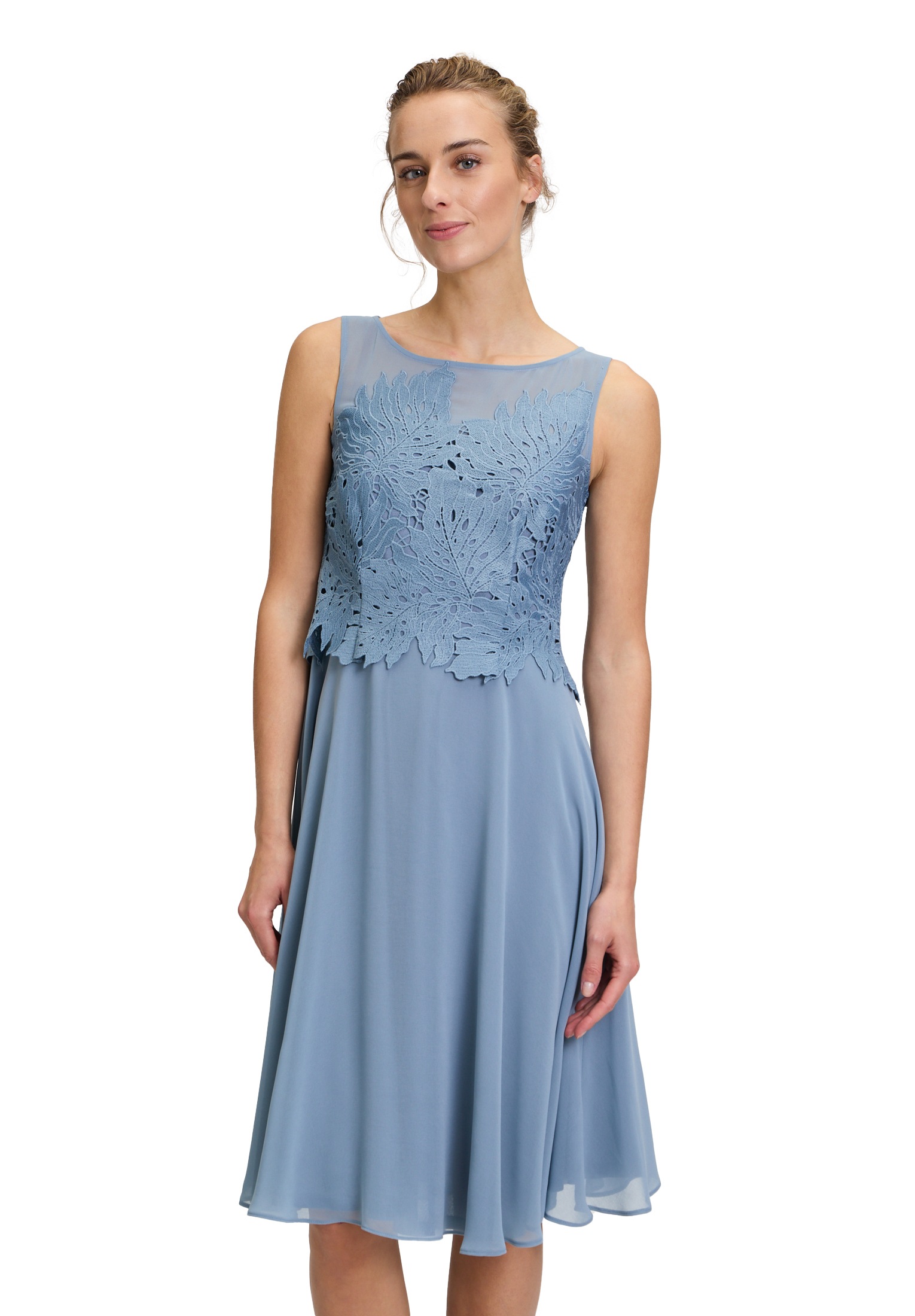 Vera Mont Chiffonkleid "Vera Mont Damen Chiffonkleid mit Stickerei", Sticke günstig online kaufen