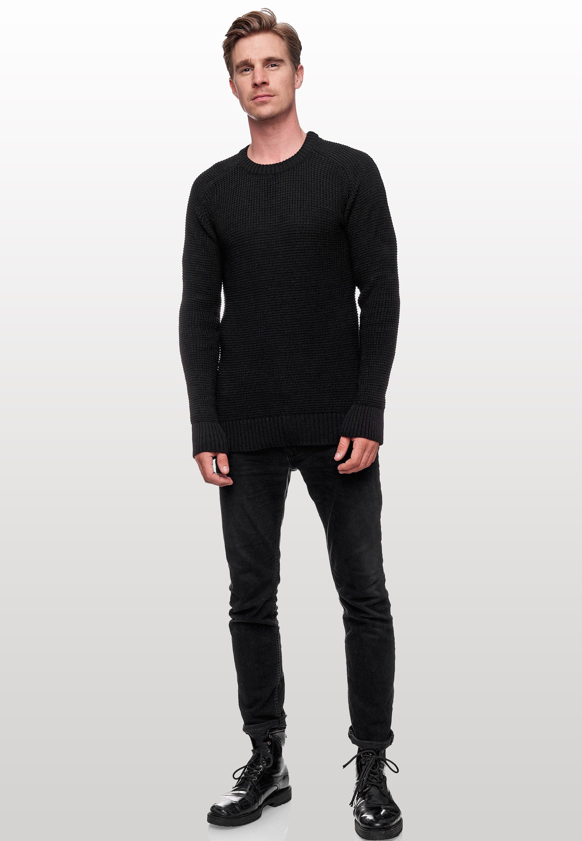 Rusty Neal Strickpullover, in sportlichem Design