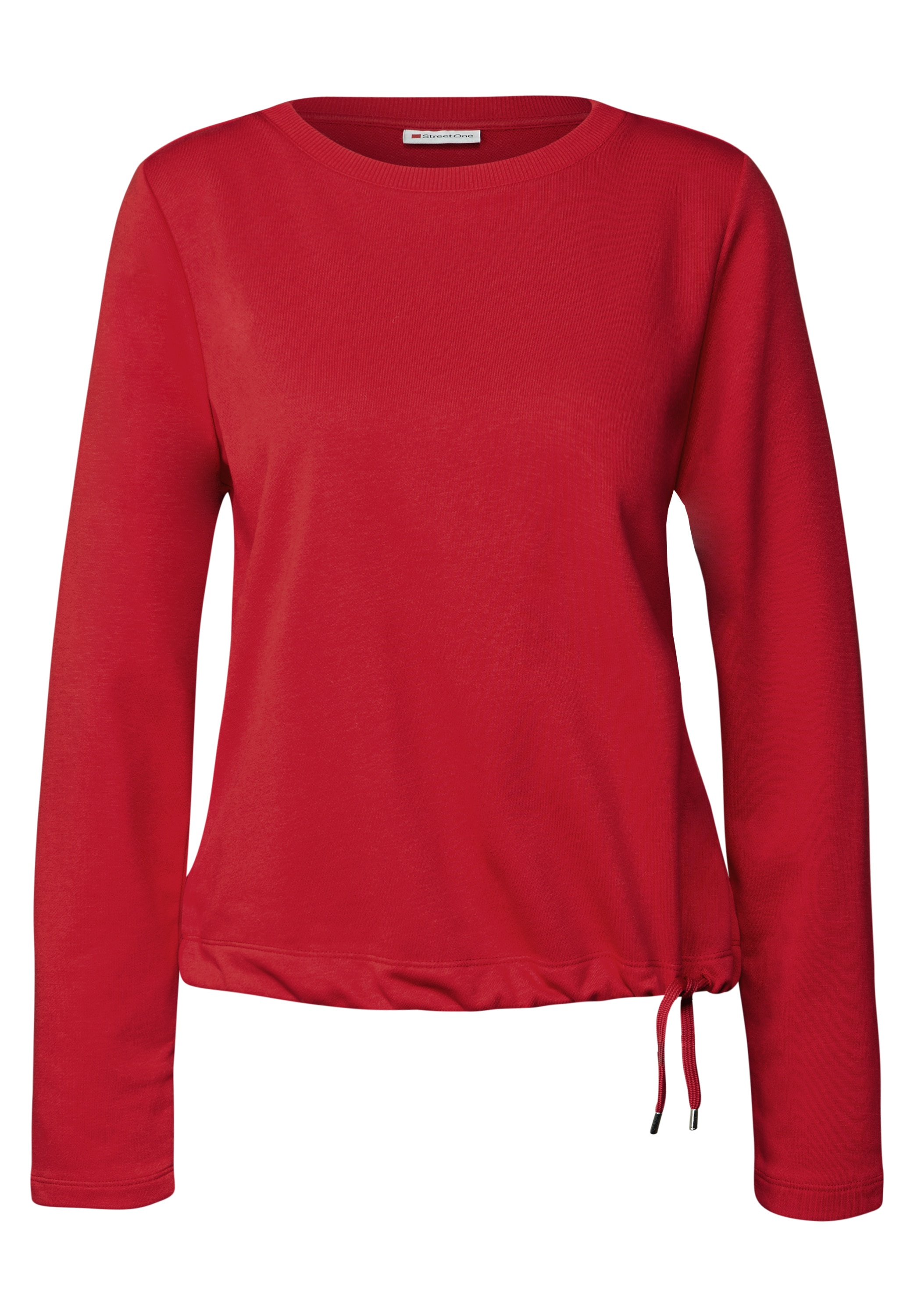 STREET ONE Sweatshirt, mit Tunnelzug am Saum