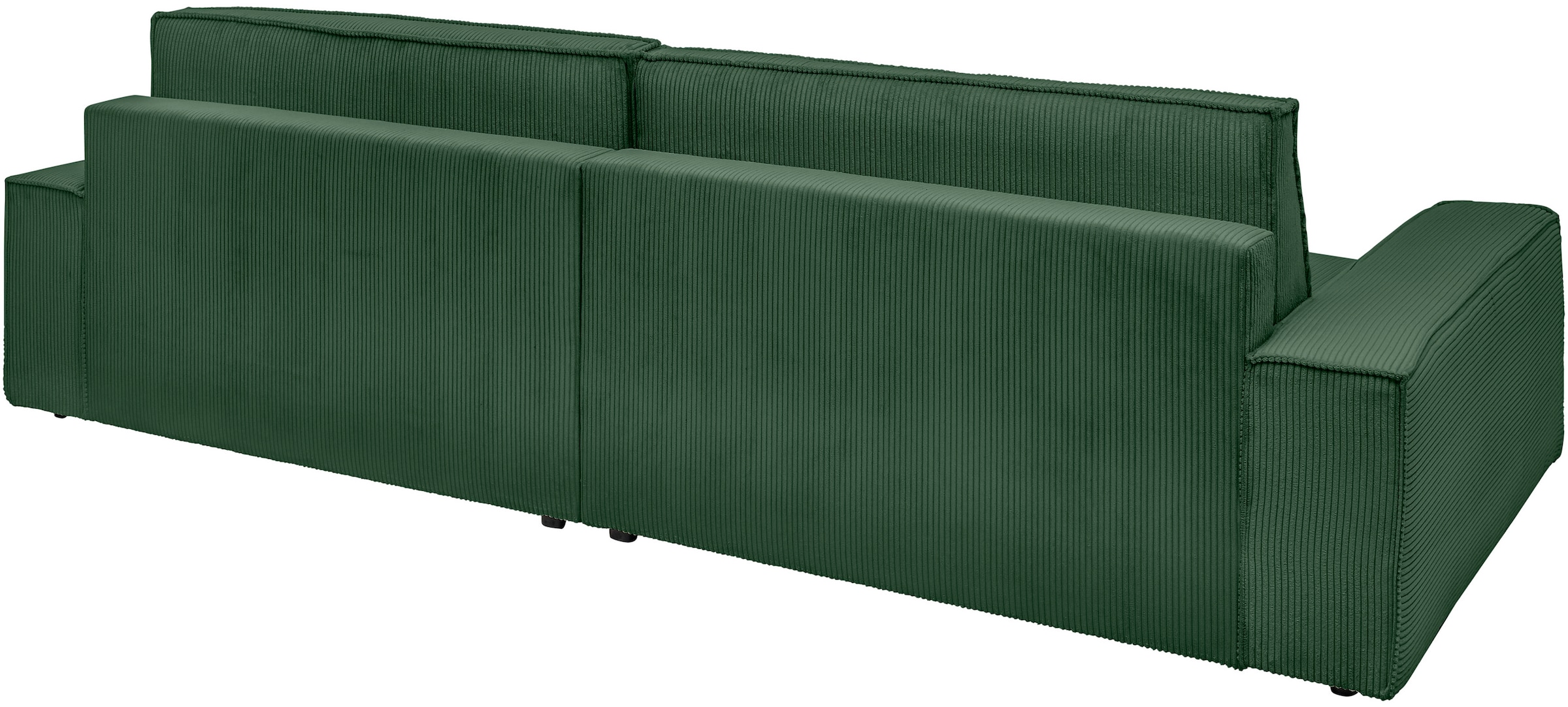 Home affaire Big-Sofa »NEU: SHERWOOD XXL, Big-Sofa (316cm), extra tiefe Sitzfläche 95 cm«, bequemer Sitzkomfort, Cord u. Leinenoptik, Kedernaht