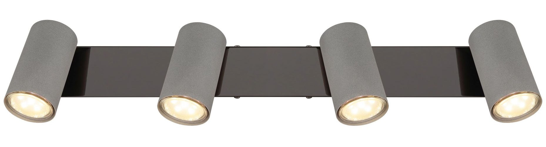 GLOBO LIGHTING LED Deckenstrahler »ROBBY«, 4 flammig, Leuchtmittel GU10 | ohne Leuchtmittel, moderne Wandschildleuchte