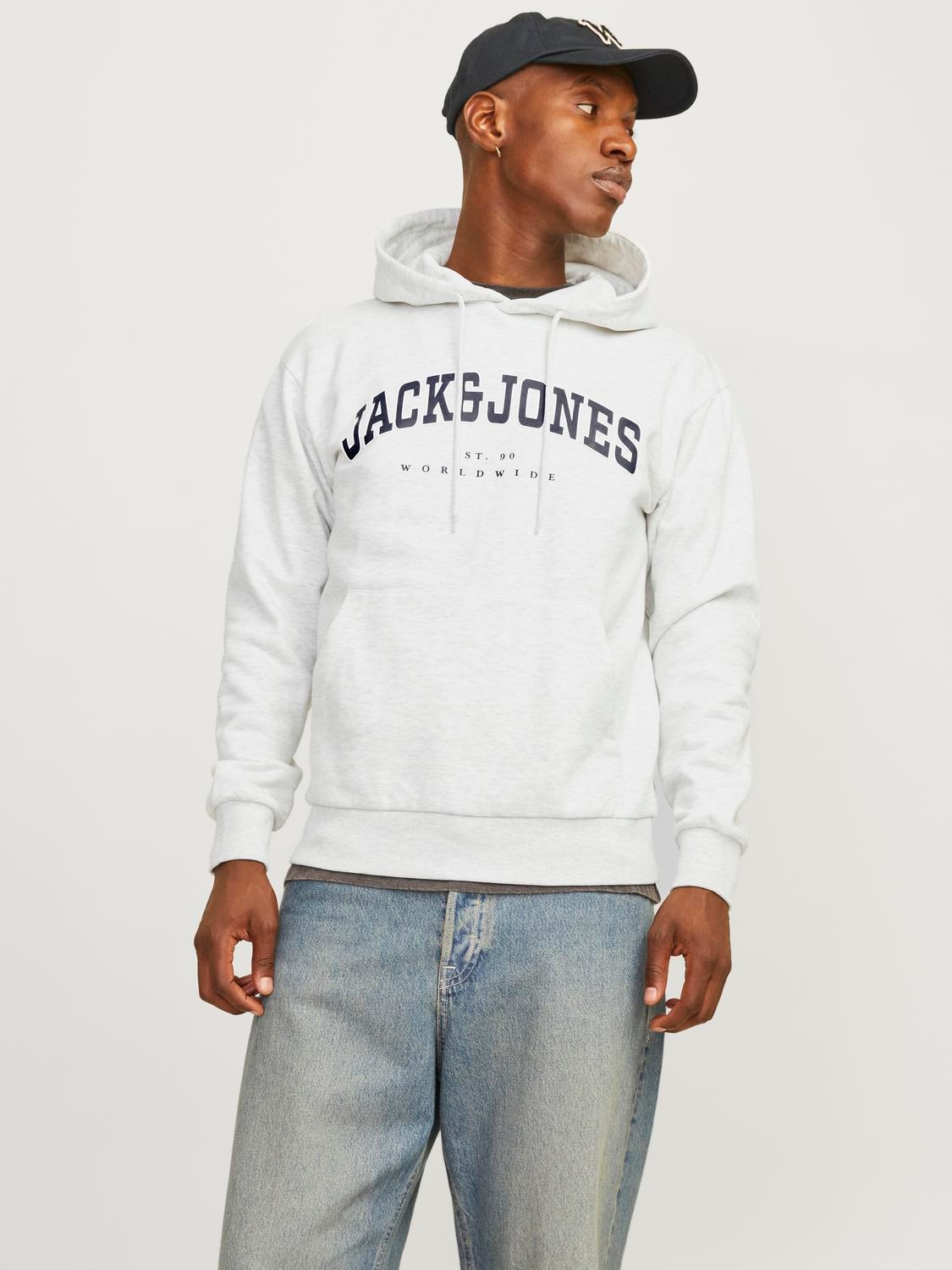 Jack & Jones Kapuzensweatshirt »JJECALEB VARSITY SWEAT HOOD NOOS«
