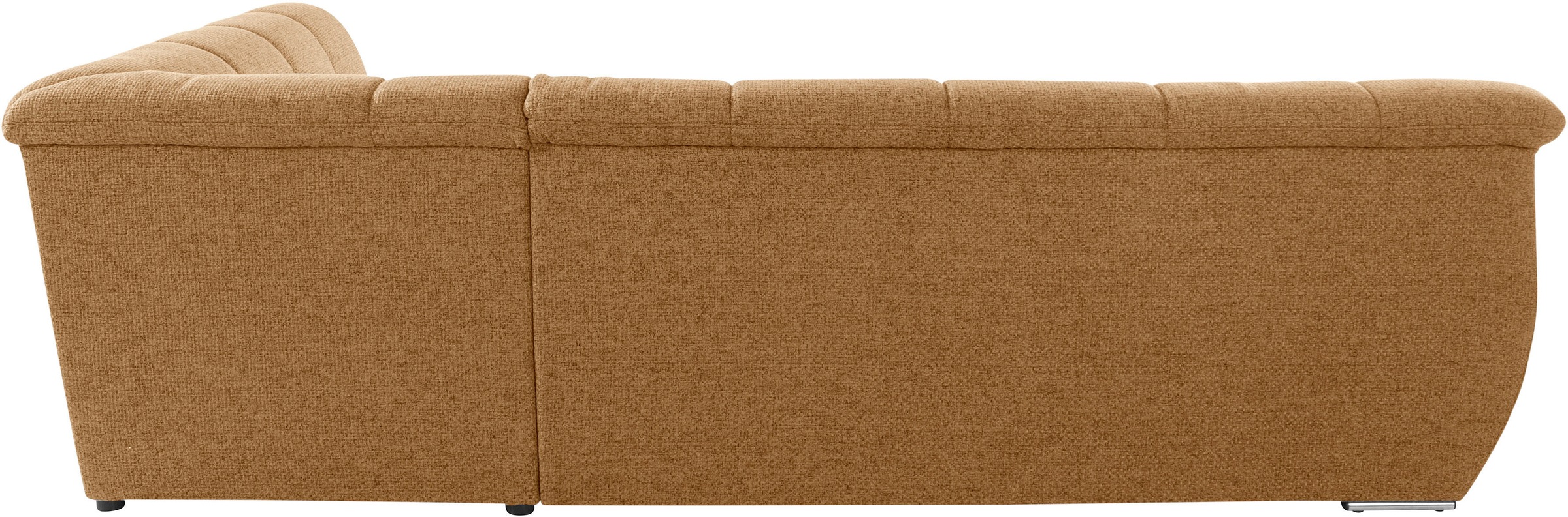 DOMO collection Ecksofa »Lagoa L-Form«, wahlweise mit Bettfunktion, frei im Raum stellbar, große Farbvielfalt