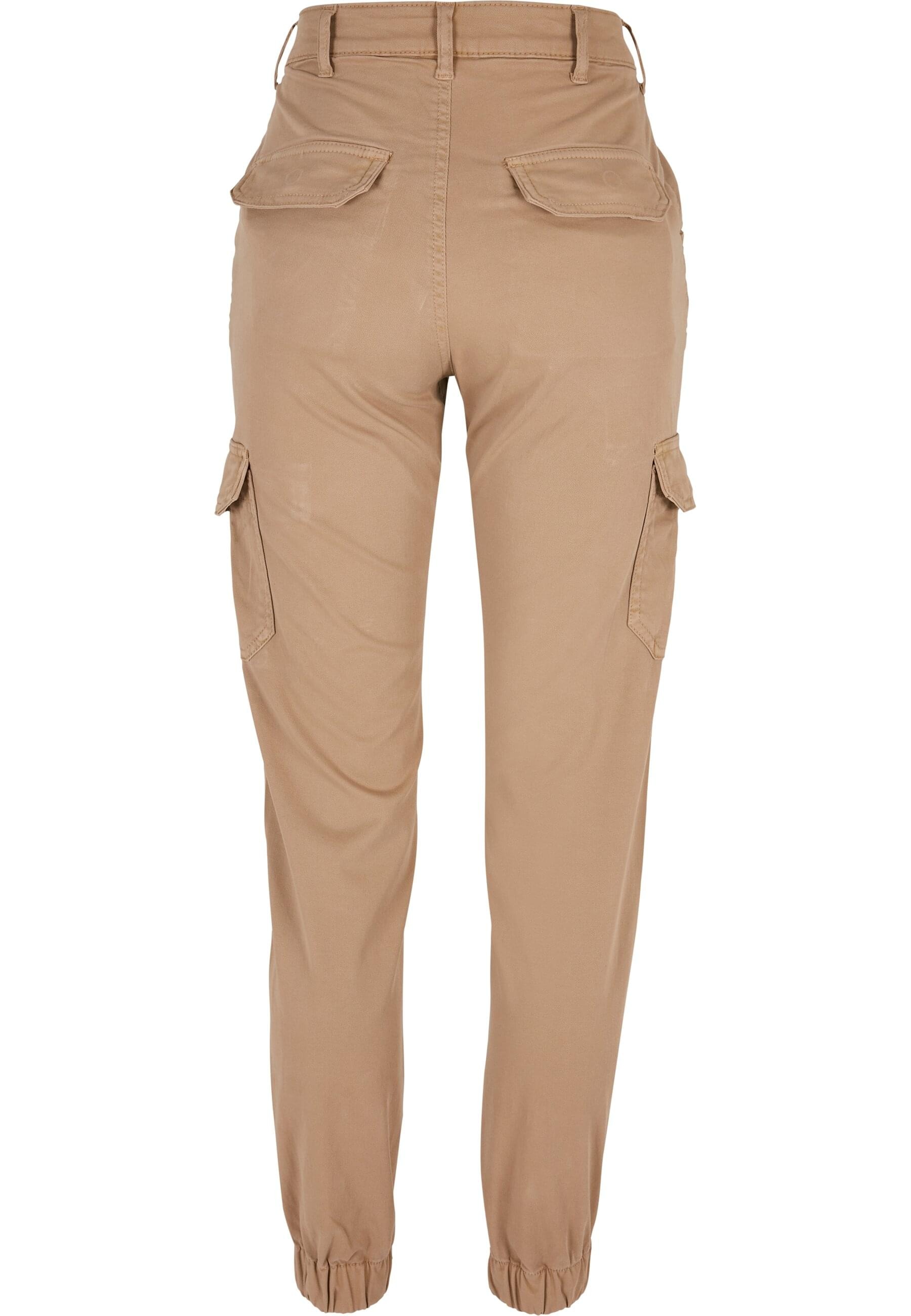 URBAN CLASSICS Cargohose "Urban Classics Damen Ladies High Waist Cargo Pant günstig online kaufen