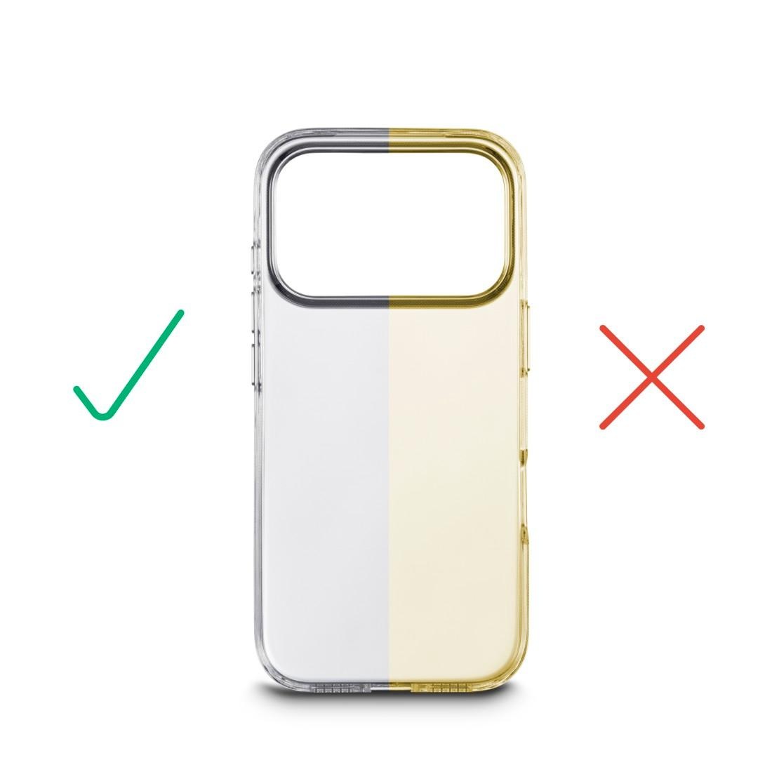 Hama Smartphone-Hülle »Handyhülle „Always Clear“ f. iPhone 17 Pro (kratzfest, ohne Vergilben)«