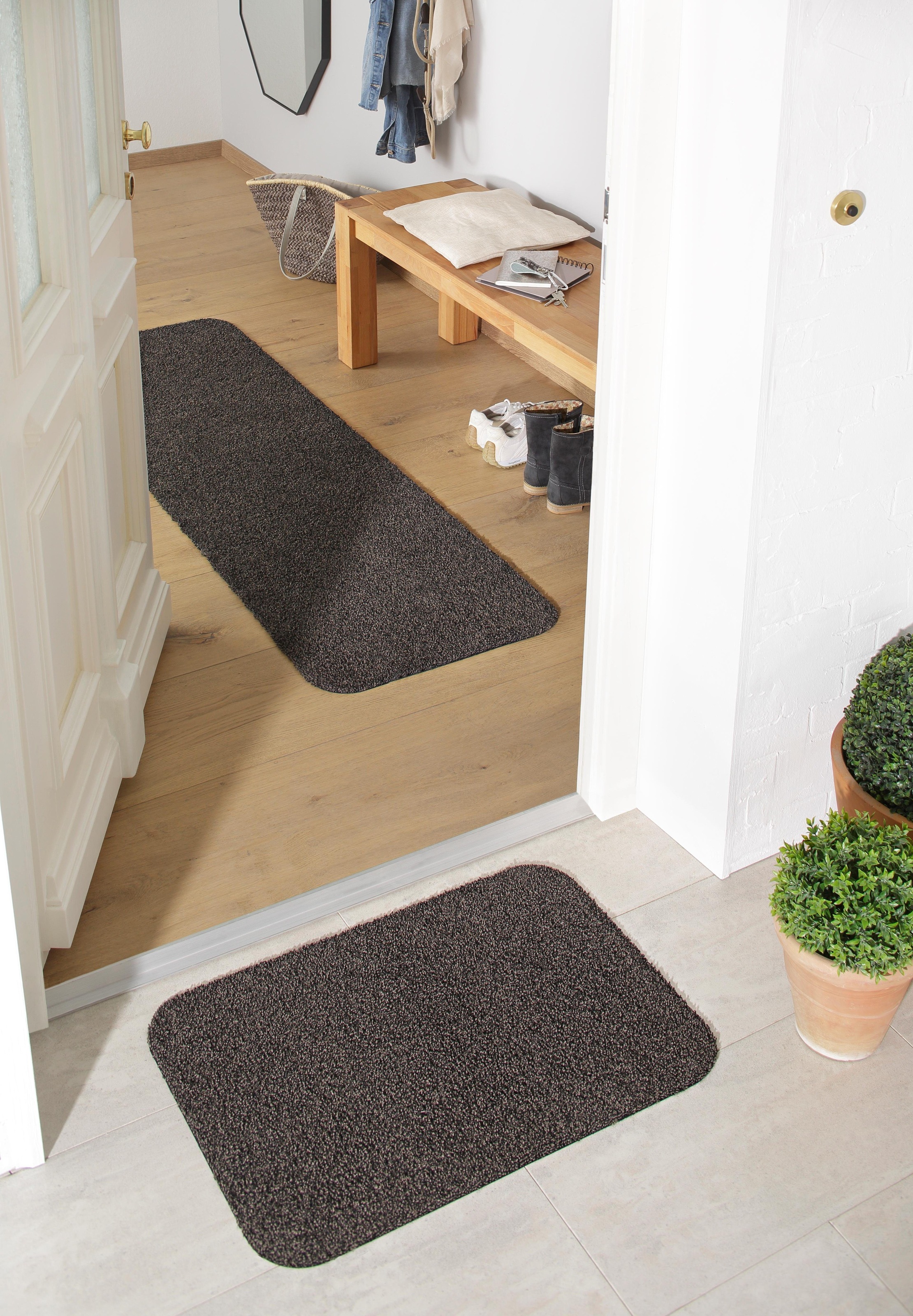 my home Fußmatte "Willa" rechteckig 9 mm Höhe In- und Outdoor geeignet, was günstig online kaufen