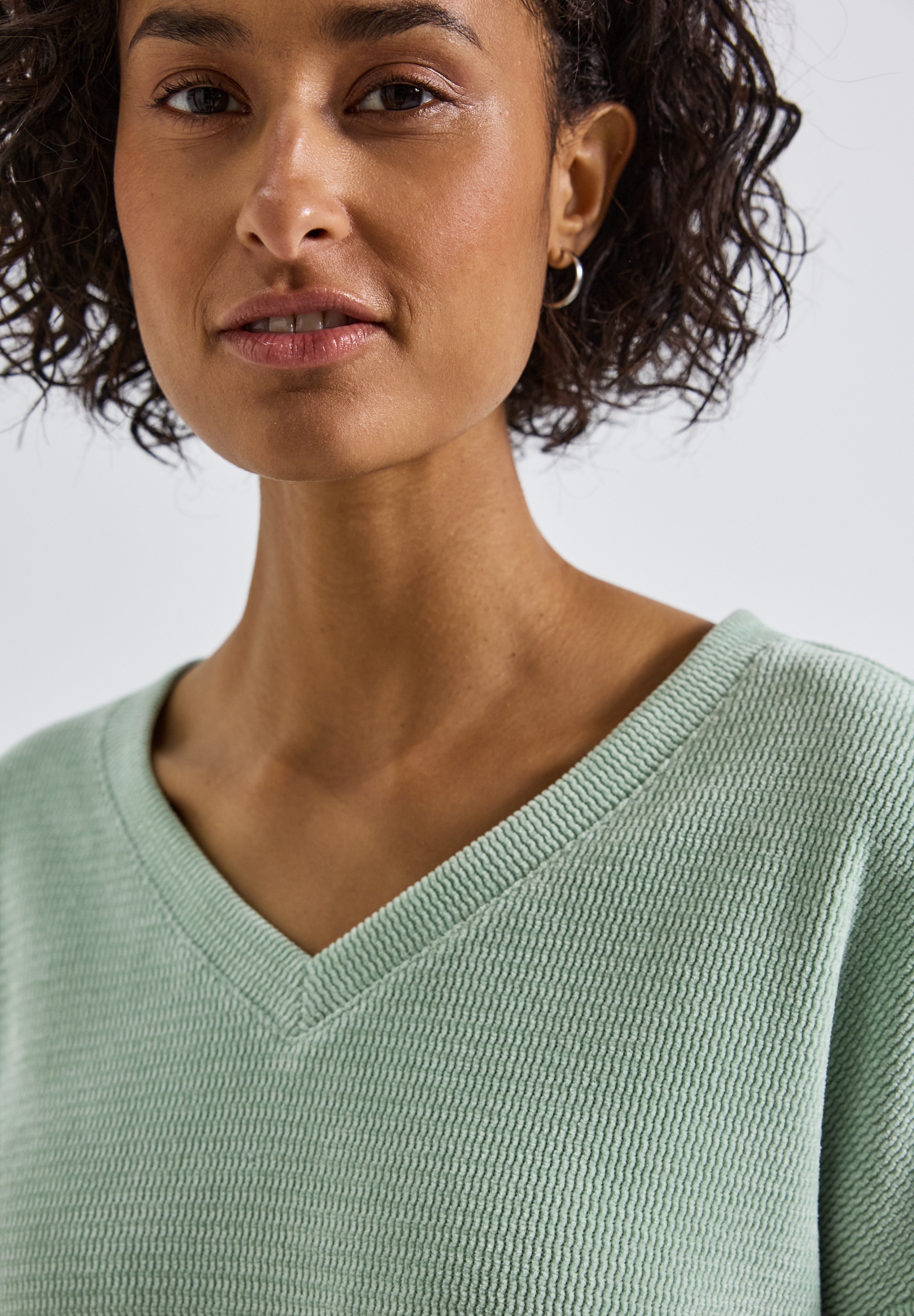 Thumbnail - STREET ONE 3/4 Arm-Pullover mit Rippbündchen