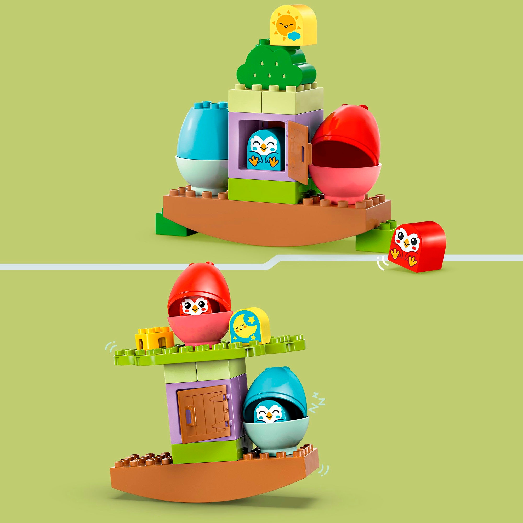 LEGO® Konstruktionsspielsteine »Baum zum Balancieren und Stapeln (10440), LEGO DUPLO My First«, (27 St.), Made in Europe