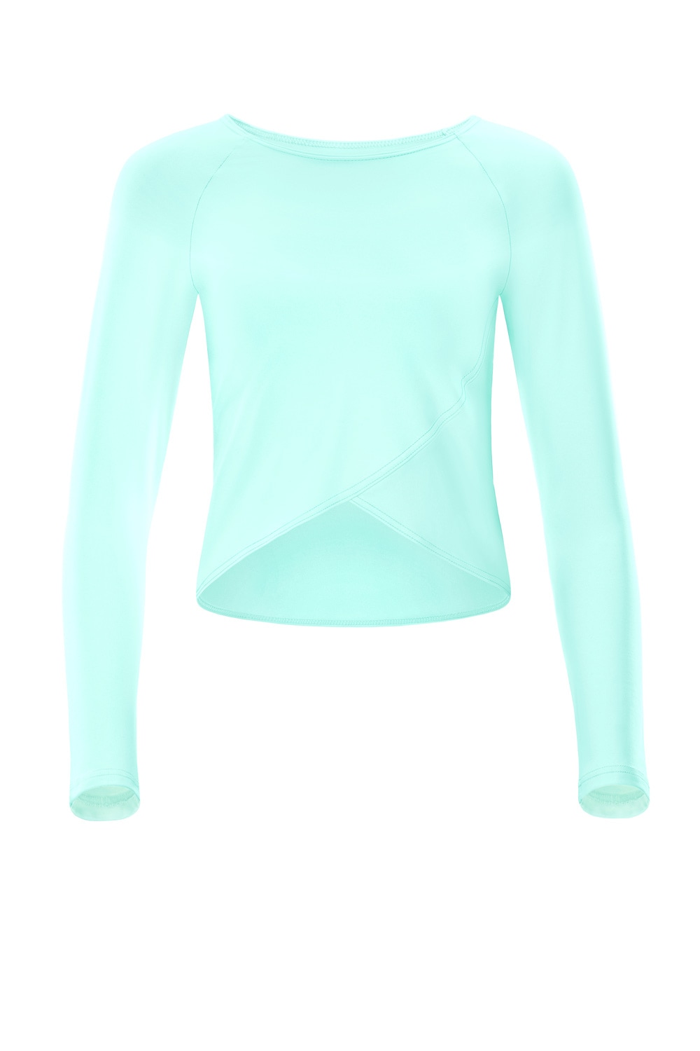 Langarmshirt »Cropped Functional Light and Soft«, Overlap-Applikation