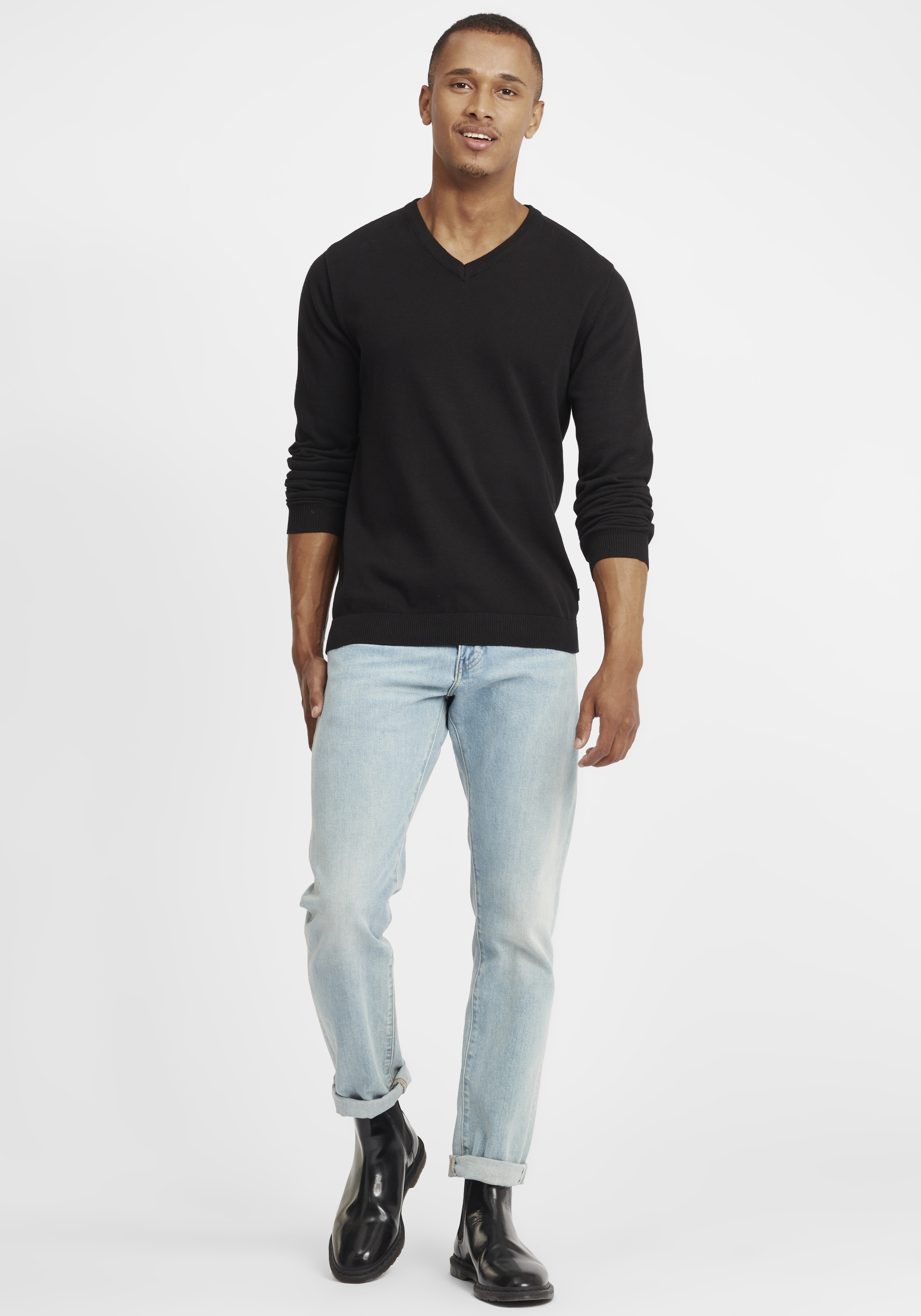 !Solid Strickfleece-Pullover »Strickpullover SDAlegre«