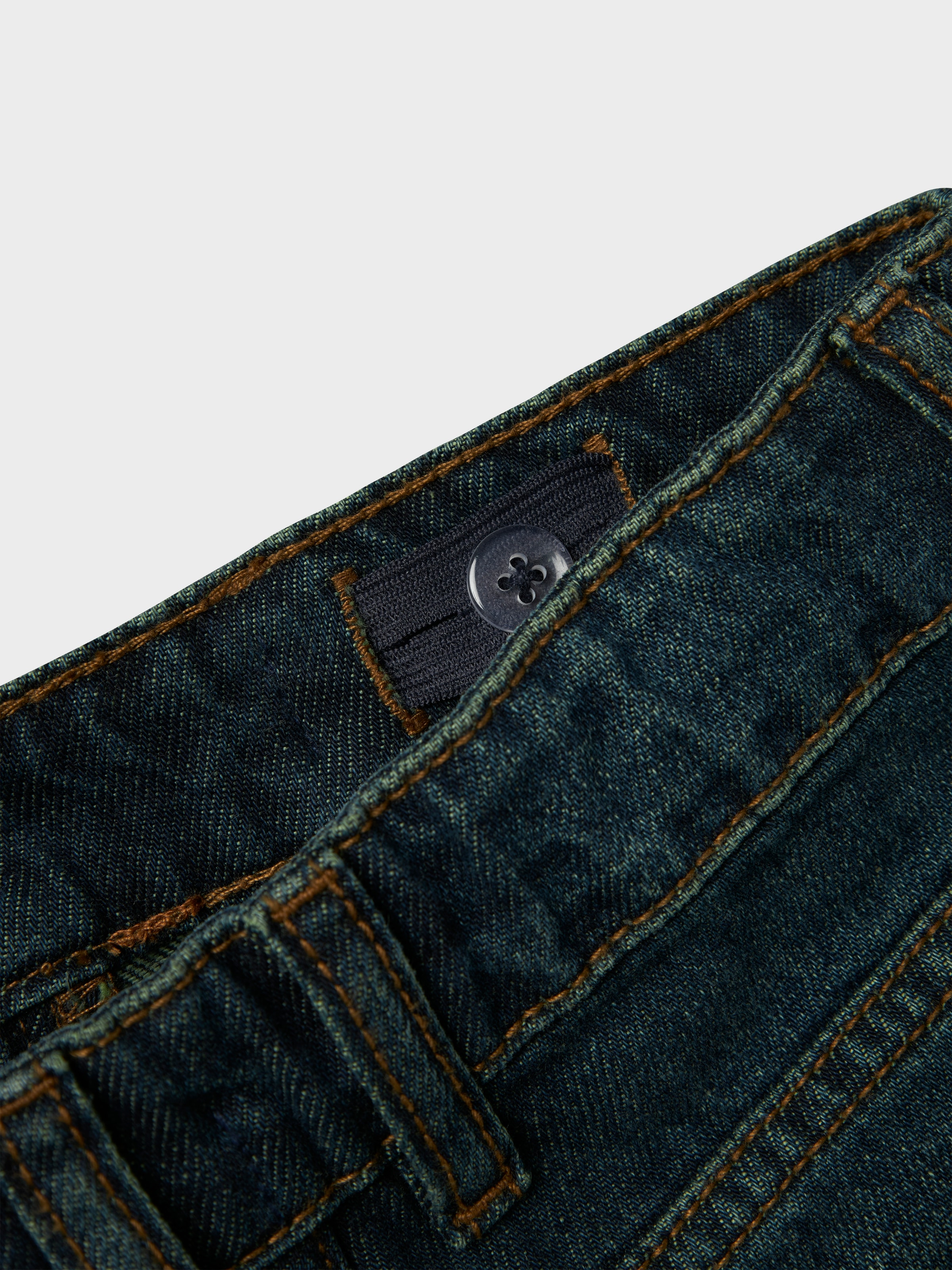Name It Straight-Jeans »NKFROSE für Mädchen mit High Waist und weitem Bein«, unifarben, casual, loose fit, Baumwollmischung, Denim