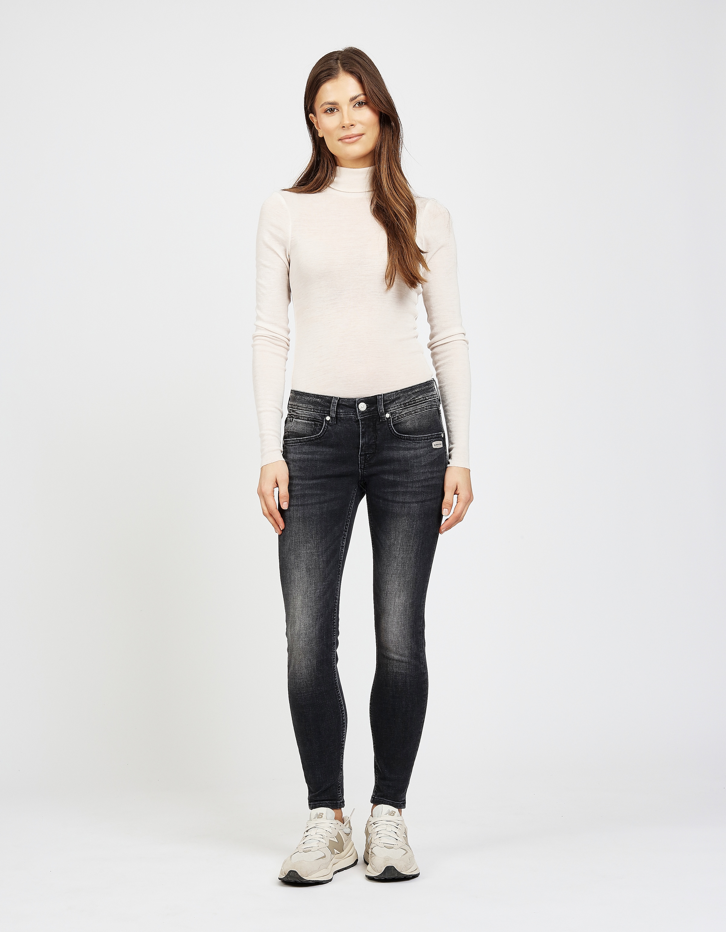 GANG Skinny-fit-Jeans »94FAITH CROPPED«, mit verkürzter Beinlänge