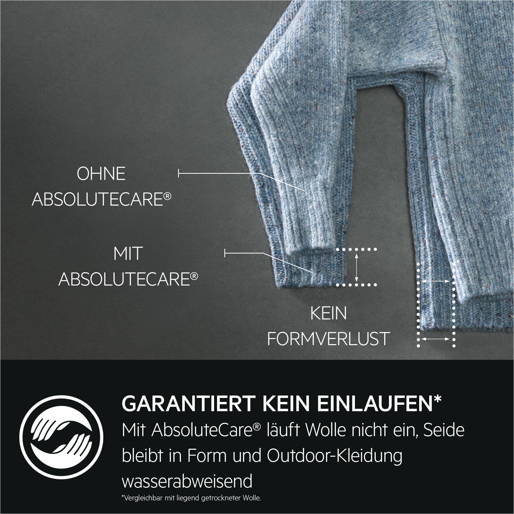 AEG Wärmepumpentrockner "TR9DW80690", Energieeffizienz: C (A-G), weiß, B:59,6cm H:85cm T:66,3cm, Trockner, 3D-Scan: Daunenjacken so flauschig und warm wie am ersten Tag 3