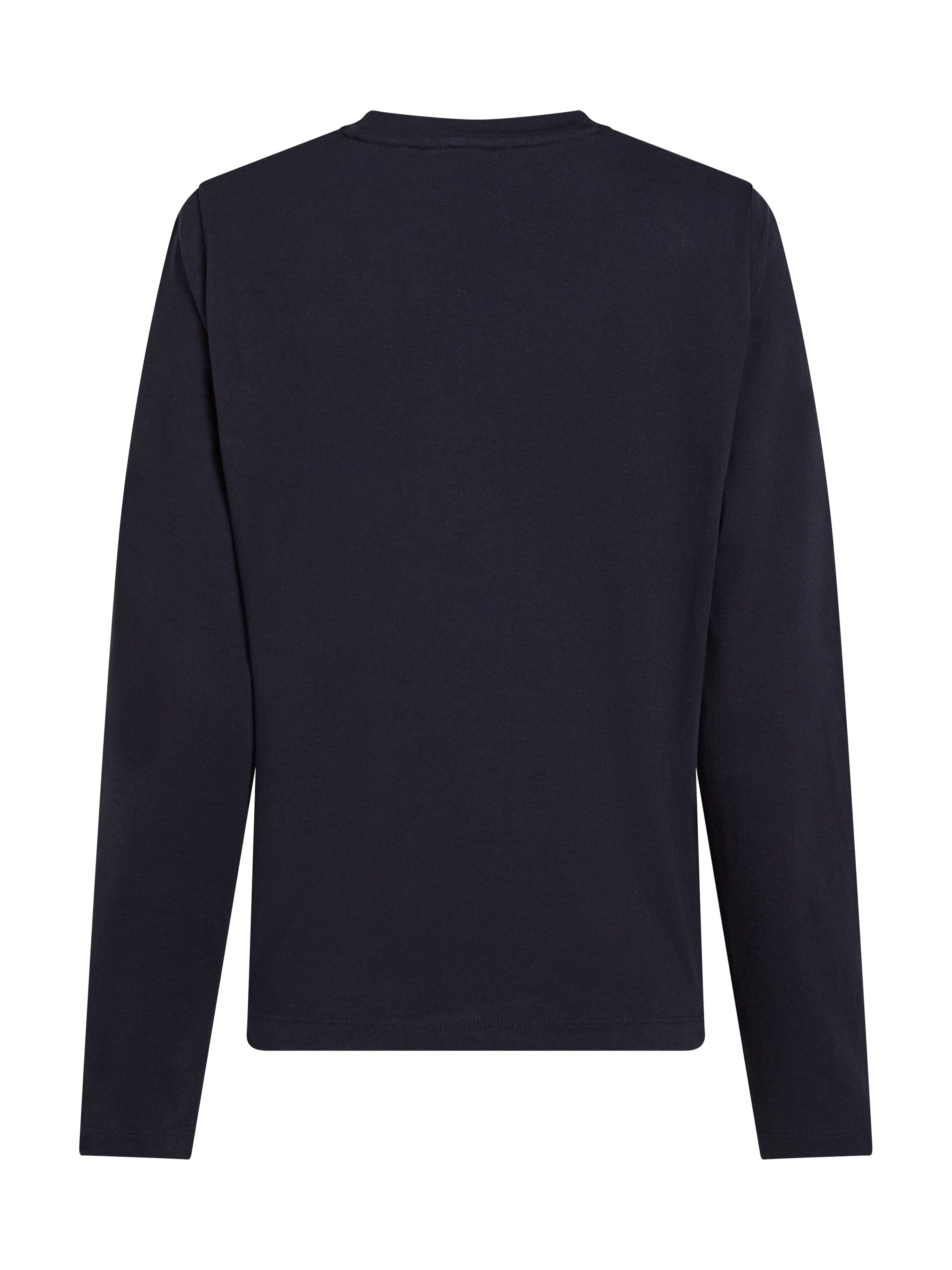 Tommy Hilfiger Langarmshirt »REG CORP LOGO C-NK LS«, mit Logoschriftzug