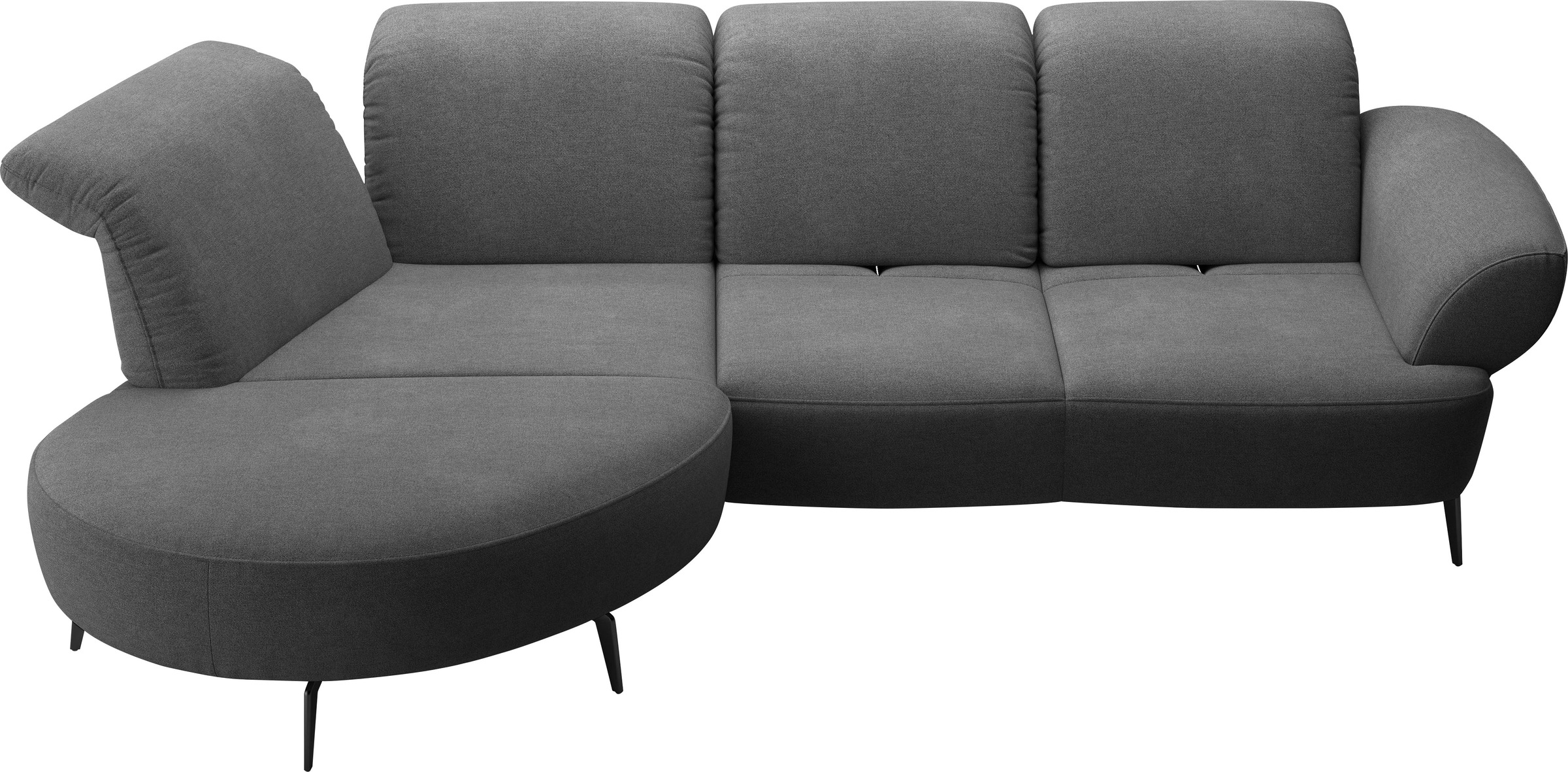 sit&more Ecksofa »Dance«, inkl.System Click&Seat und Sitztiefenverstellung
