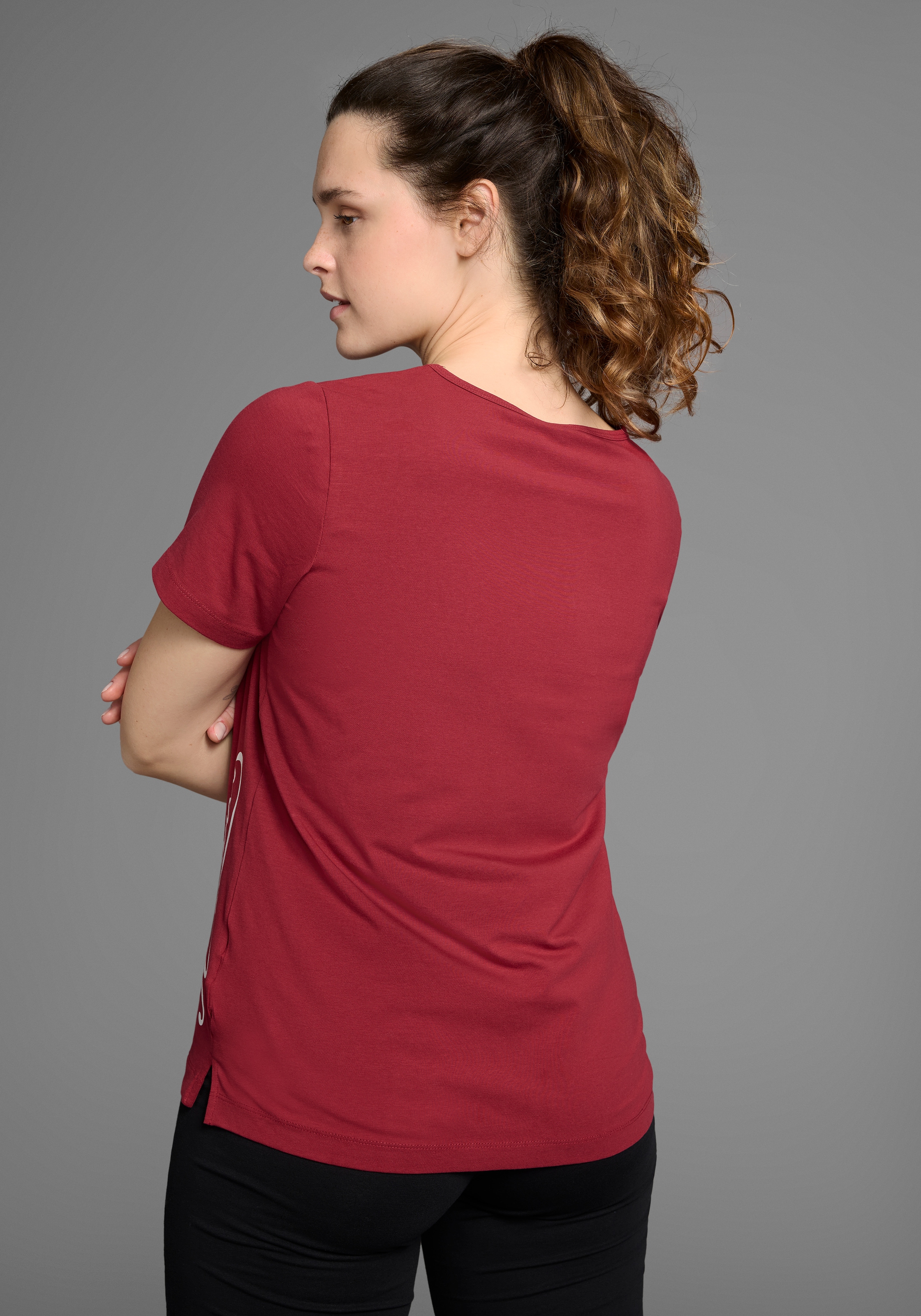 KangaROOS T-Shirt Kurzarm, casual, unifarben, große Größen günstig online kaufen