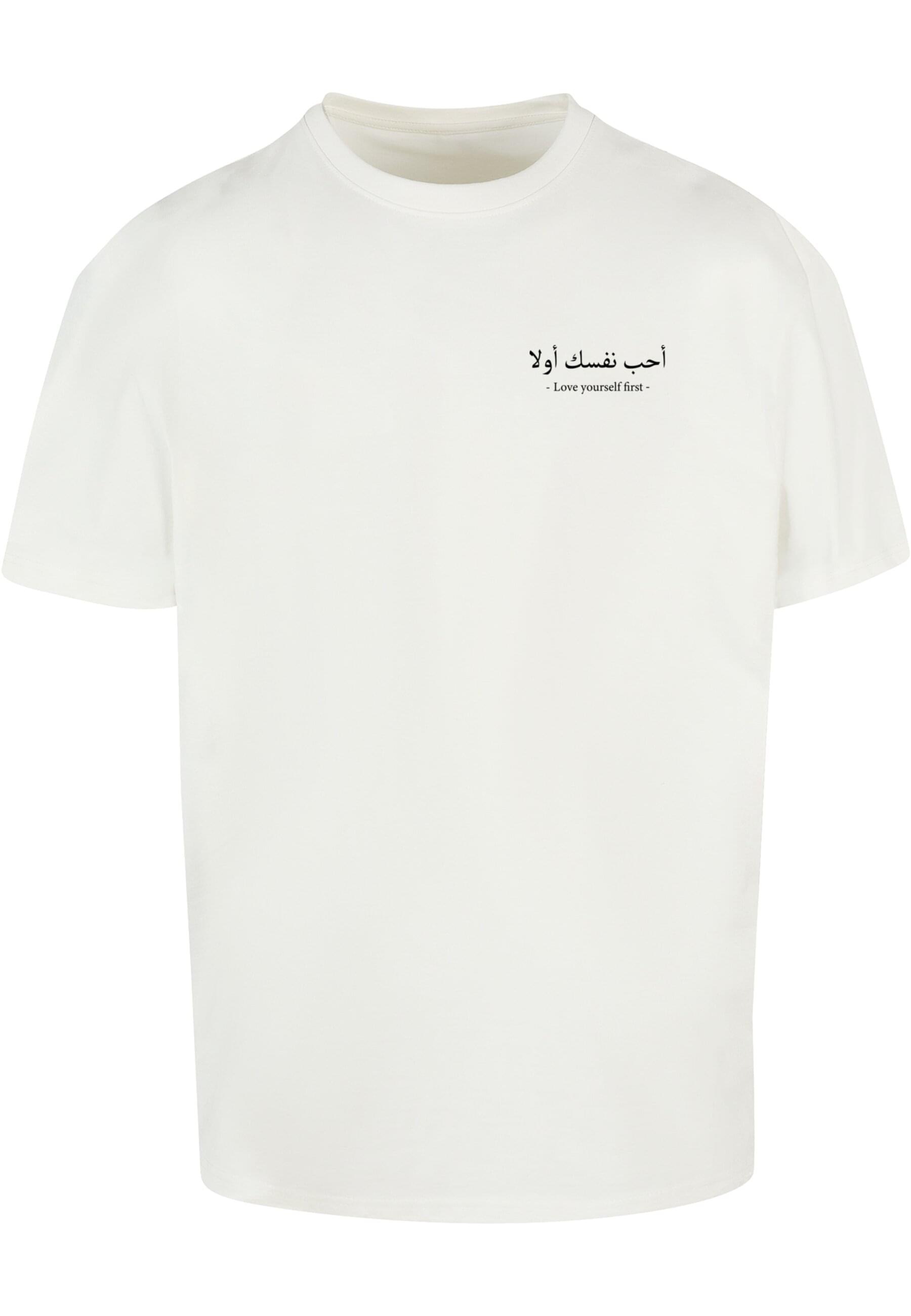 T-Shirt »Merchcode Herren Love Yourself First Heavy Oversized Tee«, (1 tlg.)