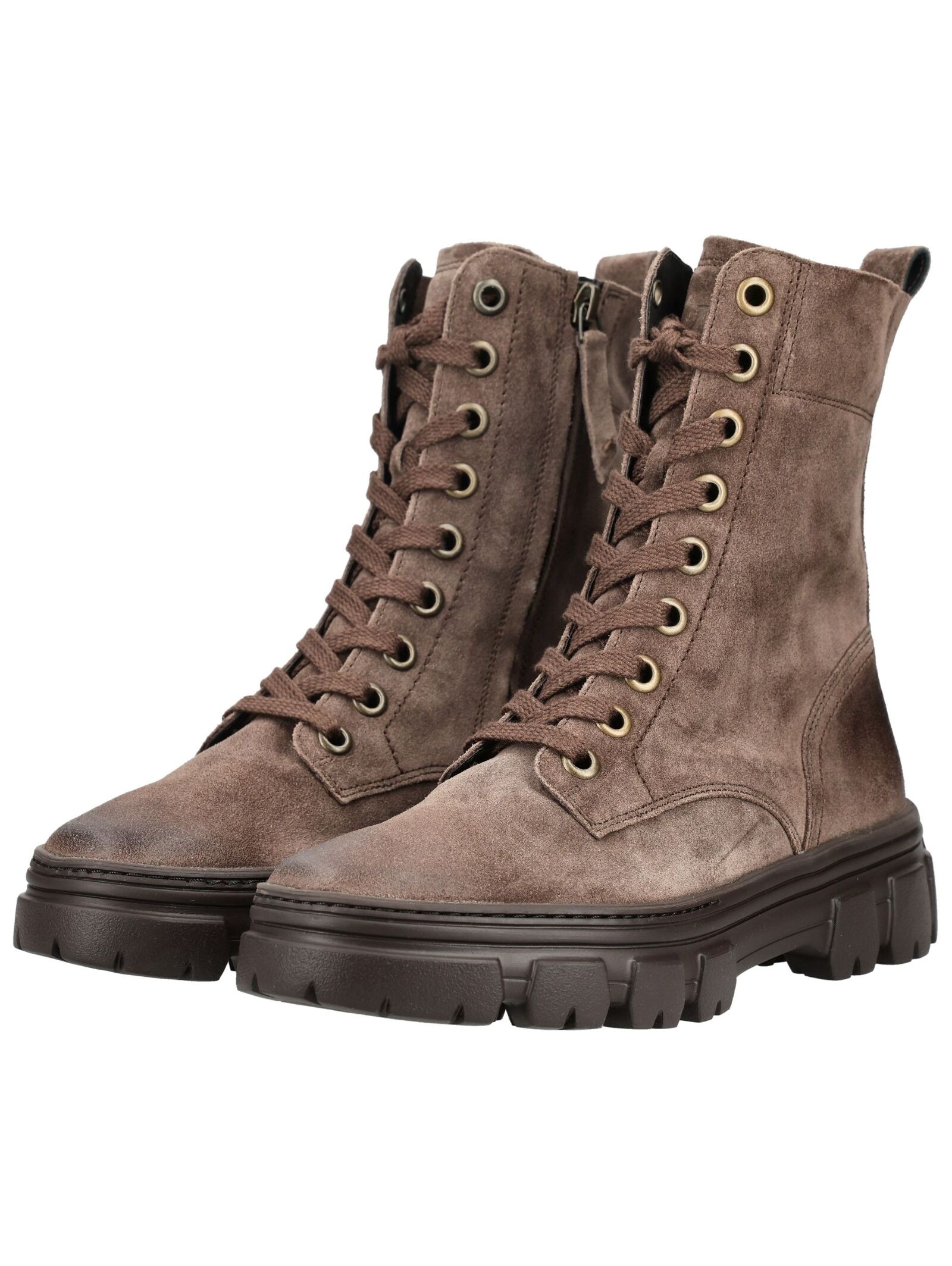 Paul Green Schnürstiefelette »Paul Green Stiefelette Veloursleder«