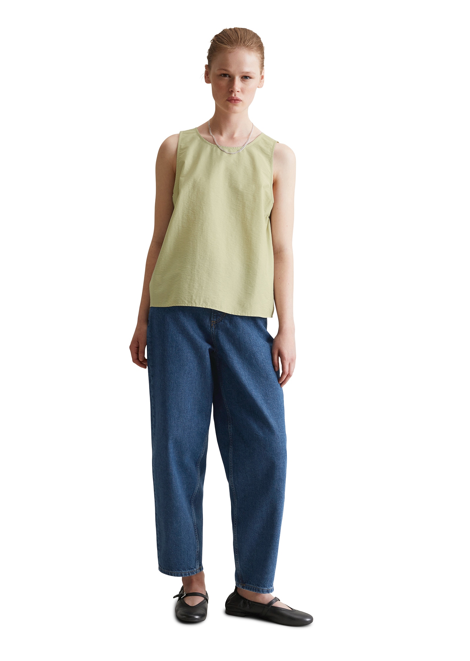 Marc O'Polo DENIM Blusentop »aus Organic-Cotton-Mix«